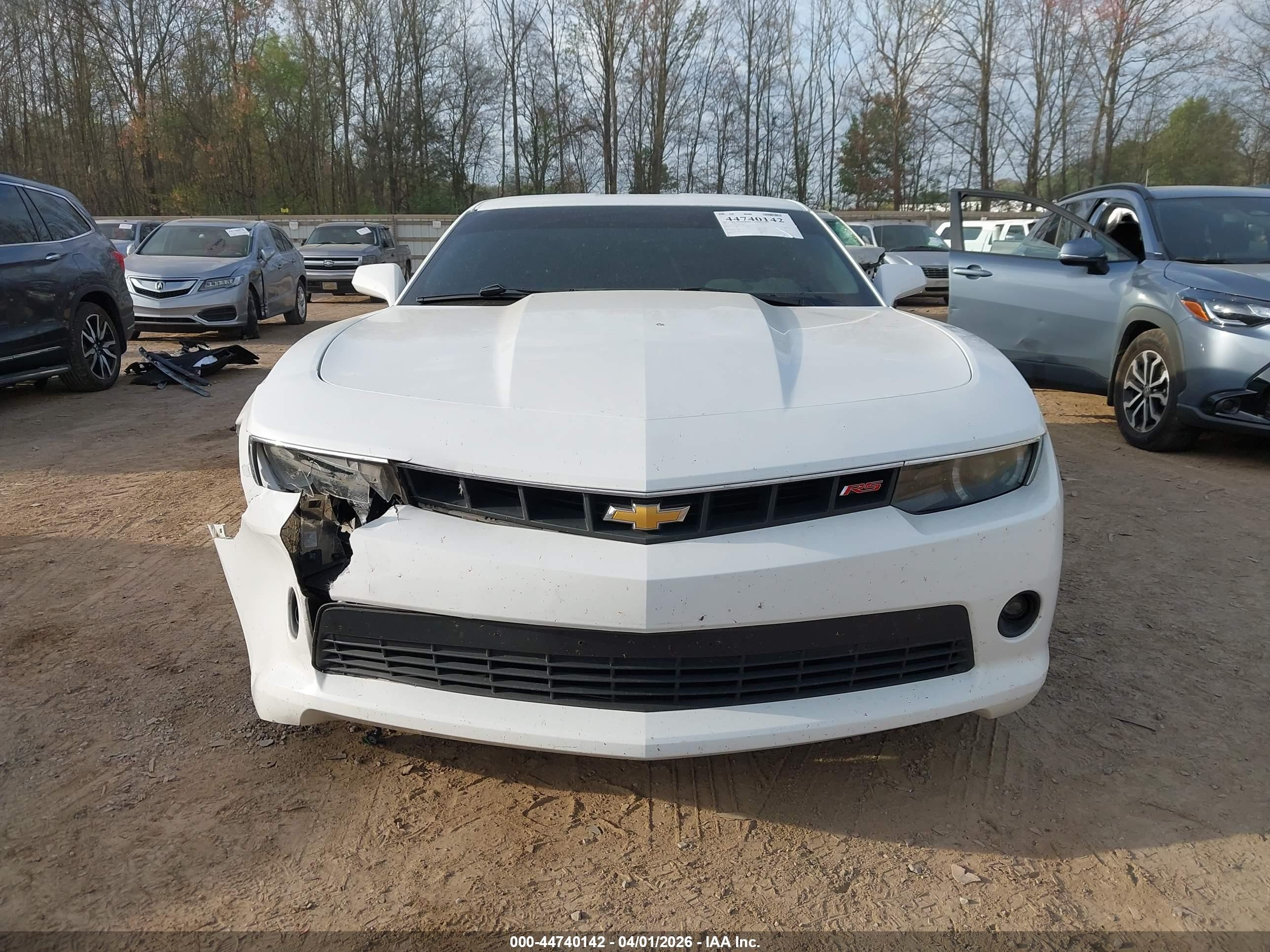 2015 Chevrolet Camaro 1lt White vin: 2G1FD1E37F9259700