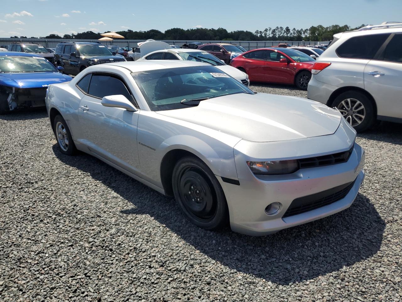 2015 Chevrolet Camaro Lt Silver vin: 2G1FD1E37F9306790