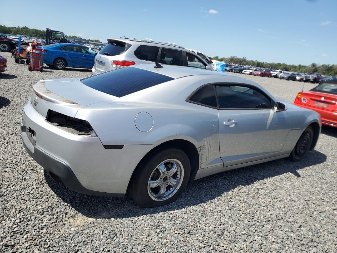 2015 Chevrolet Camaro Lt Silver vin: 2G1FD1E37F9306790