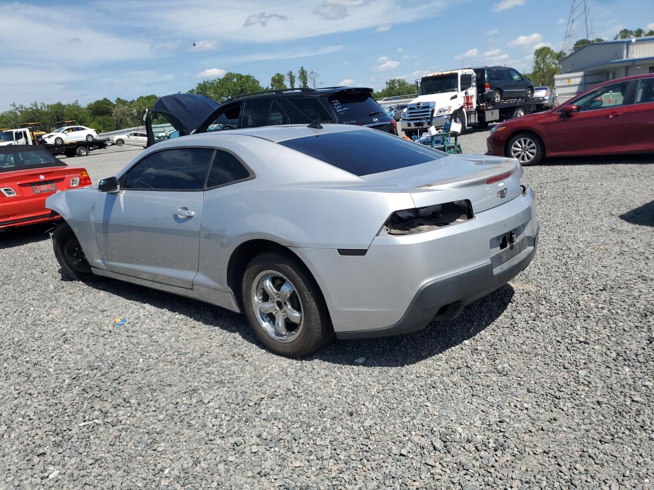 2015 Chevrolet Camaro Lt Silver vin: 2G1FD1E37F9306790