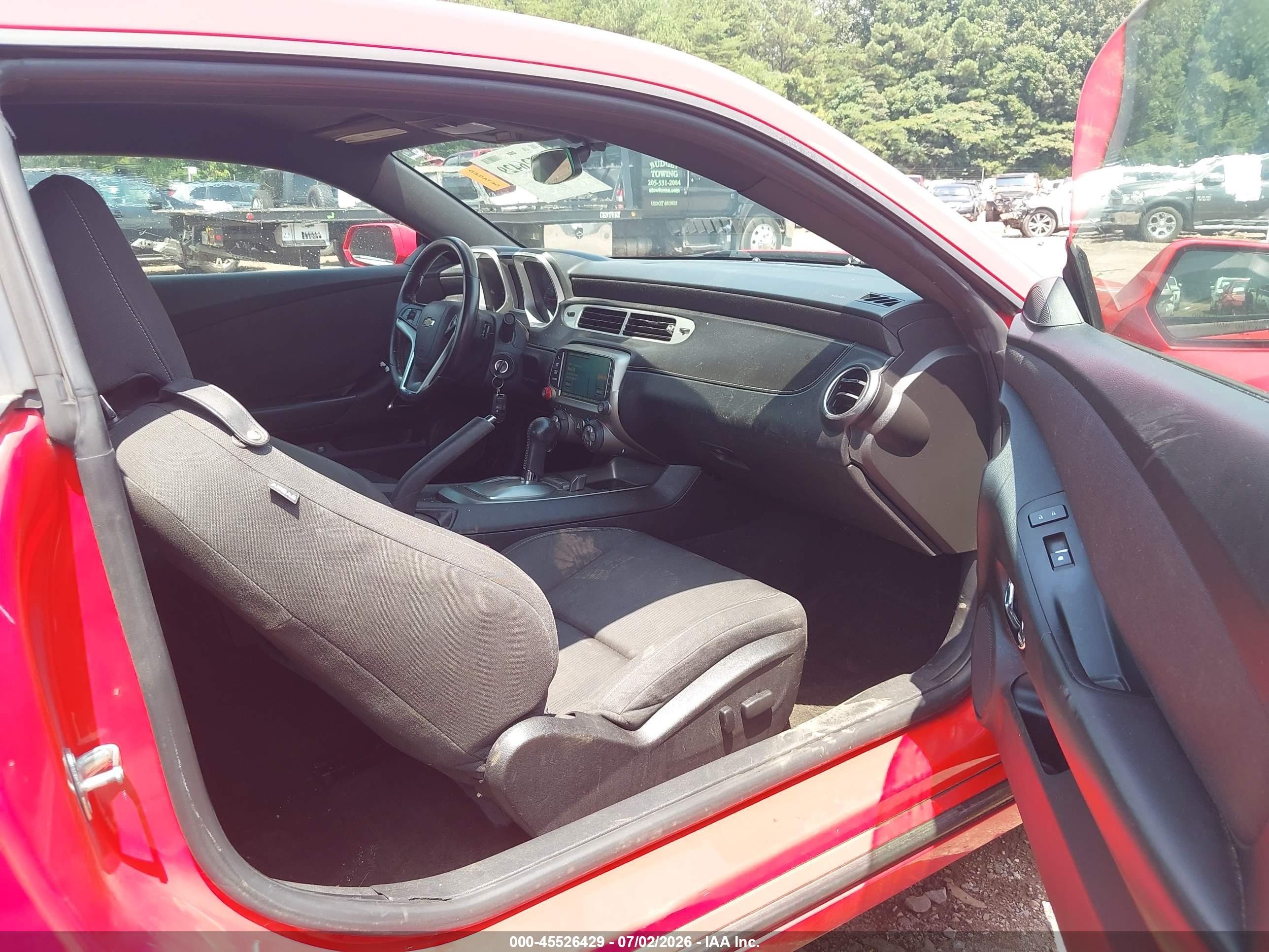 2015 Chevrolet Camaro 1lt Красный vin: 2G1FD1E38F9168533