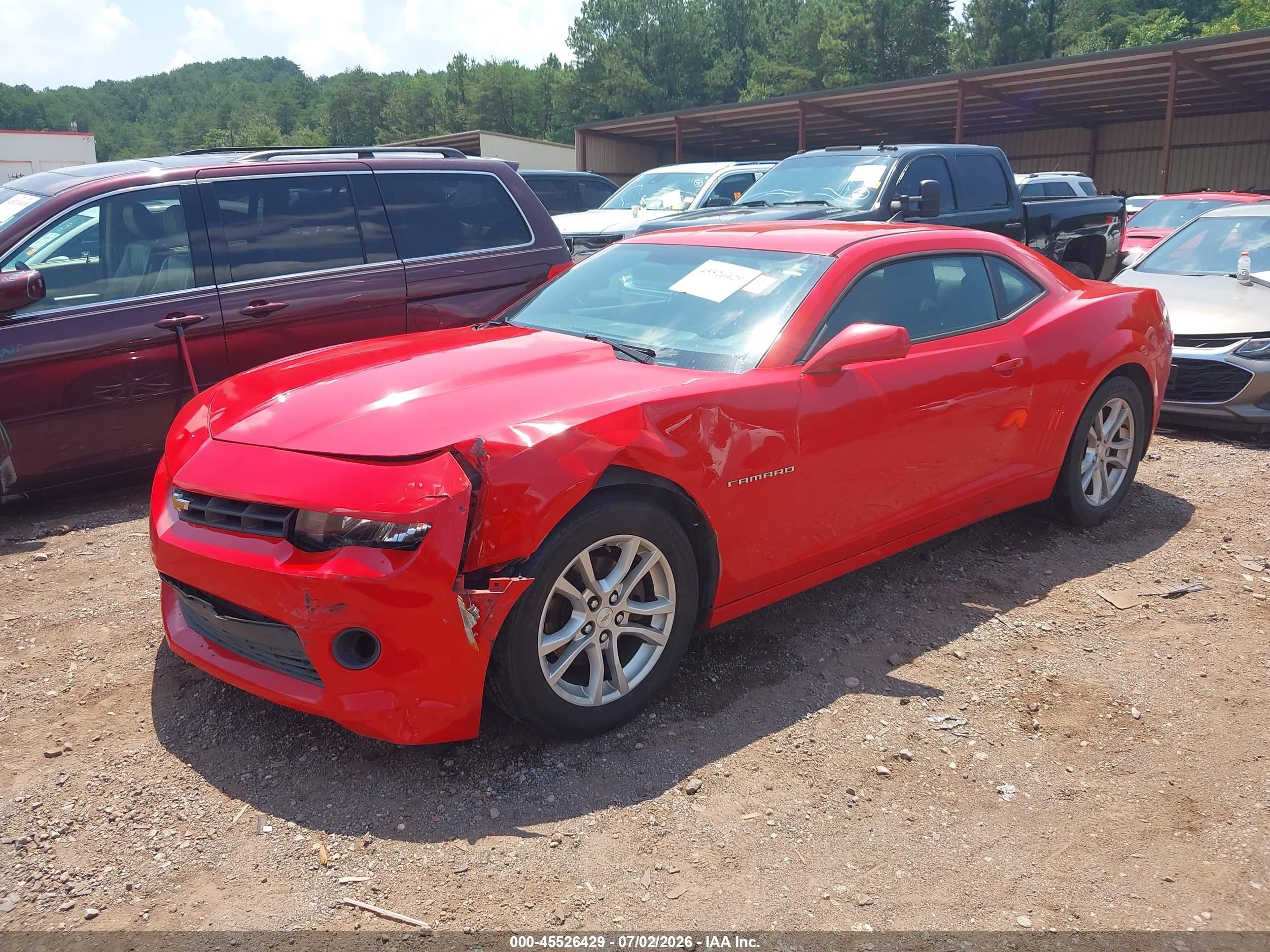 2015 Chevrolet Camaro 1lt Красный vin: 2G1FD1E38F9168533