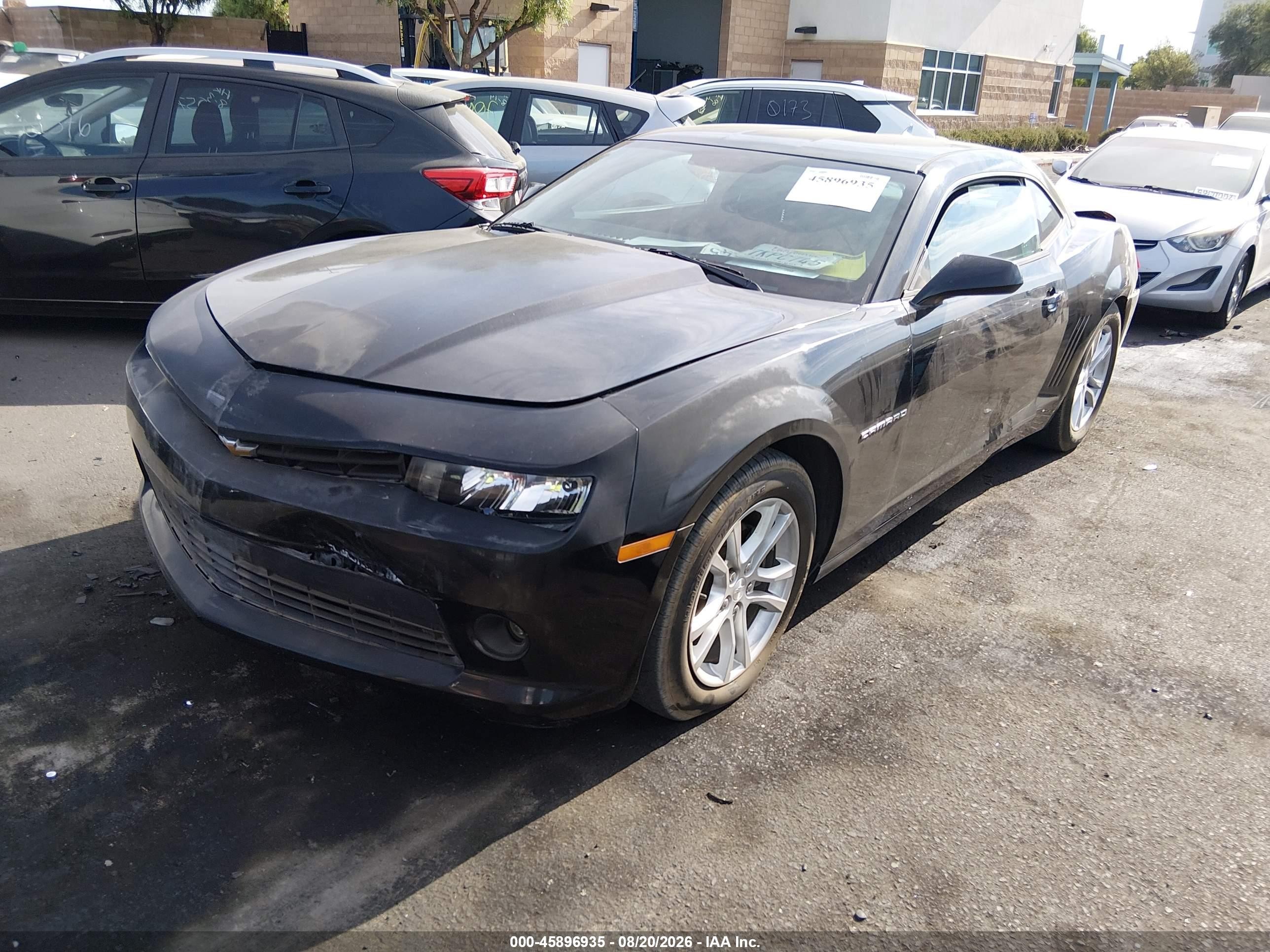 2015 Chevrolet Camaro 1lt Black vin: 2G1FD1E38F9228181