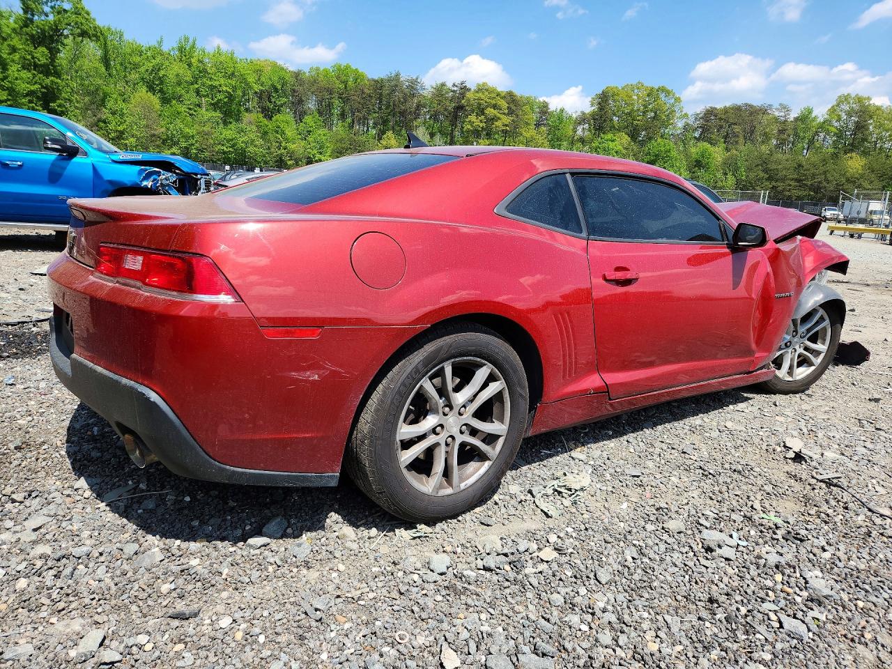 2015 Chevrolet Camaro Lt Red vin: 2G1FD1E38F9262122