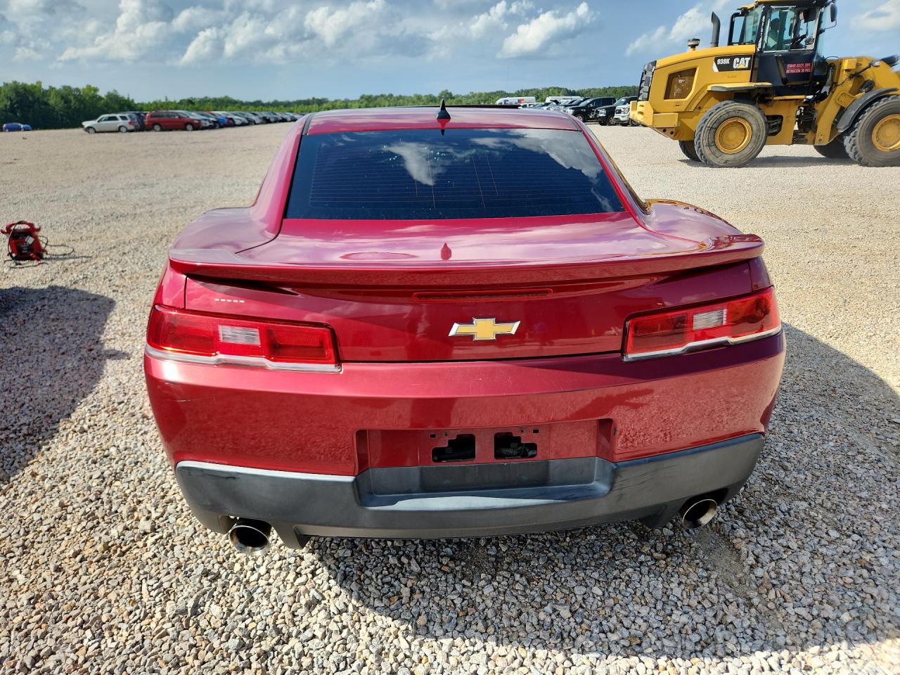 2015 Chevrolet Camaro Lt Red vin: 2G1FD1E38F9264923