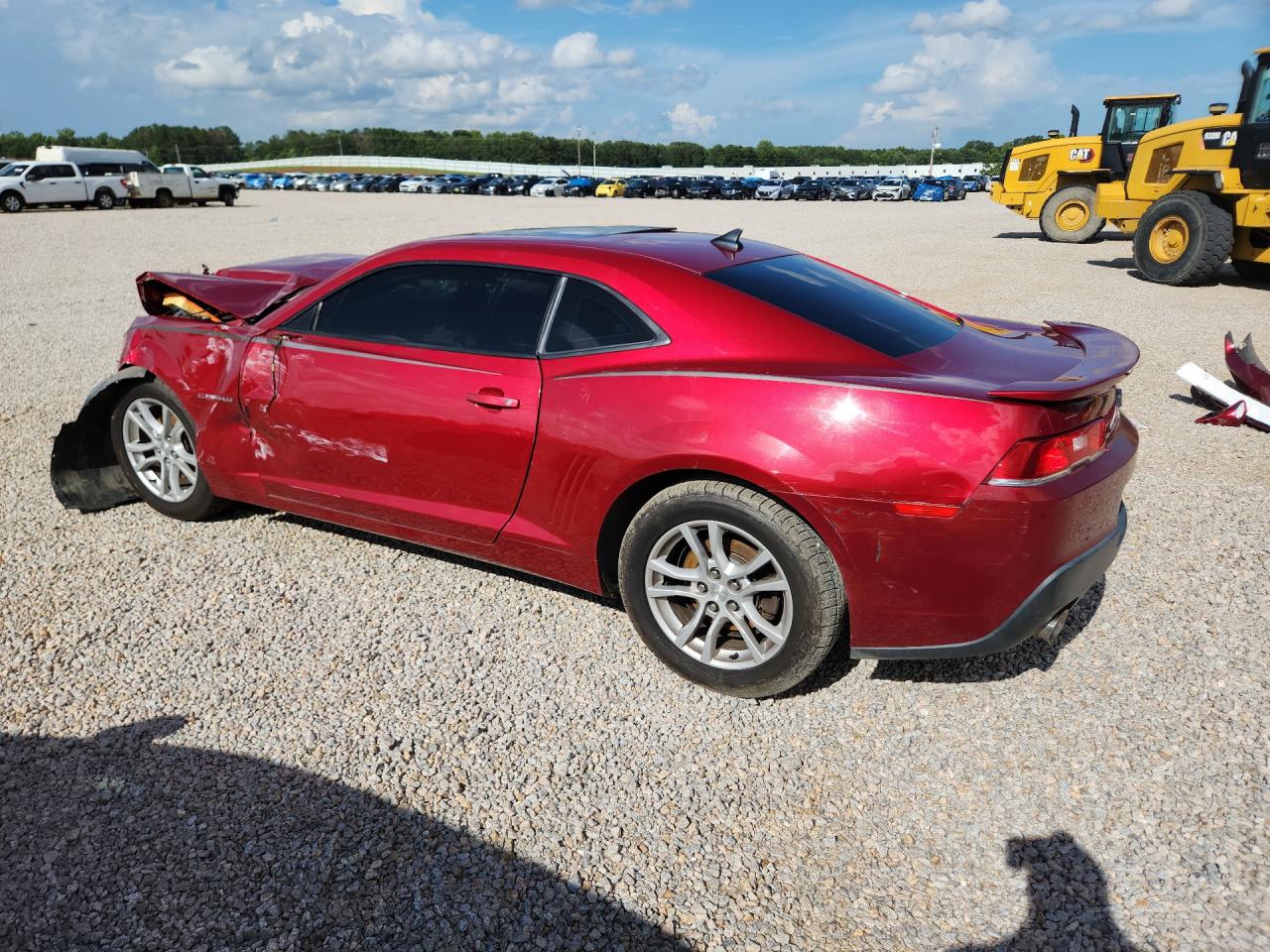 2015 Chevrolet Camaro Lt Red vin: 2G1FD1E38F9264923