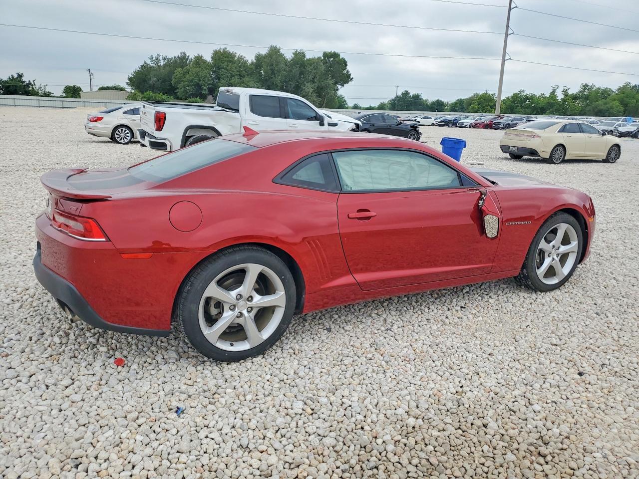 2015 Chevrolet Camaro Lt Red vin: 2G1FD1E38F9277168