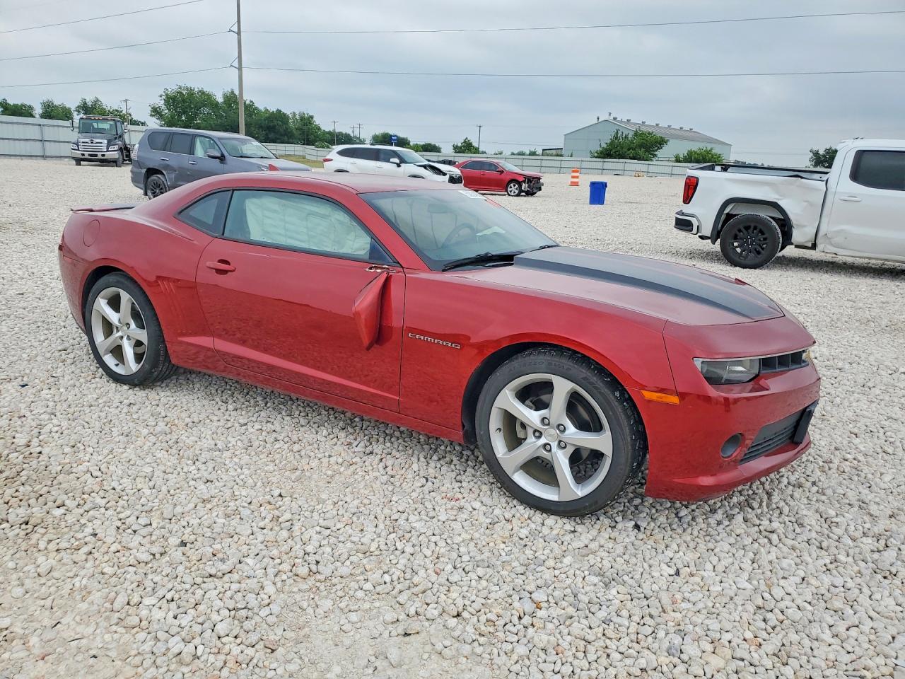 2015 Chevrolet Camaro Lt Red vin: 2G1FD1E38F9277168