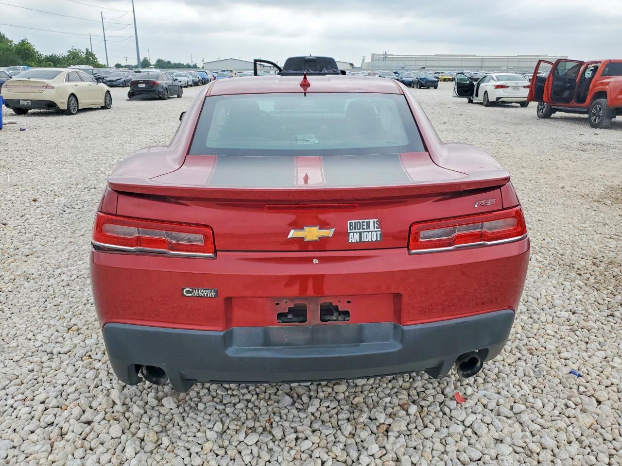 2015 Chevrolet Camaro Lt Red vin: 2G1FD1E38F9277168