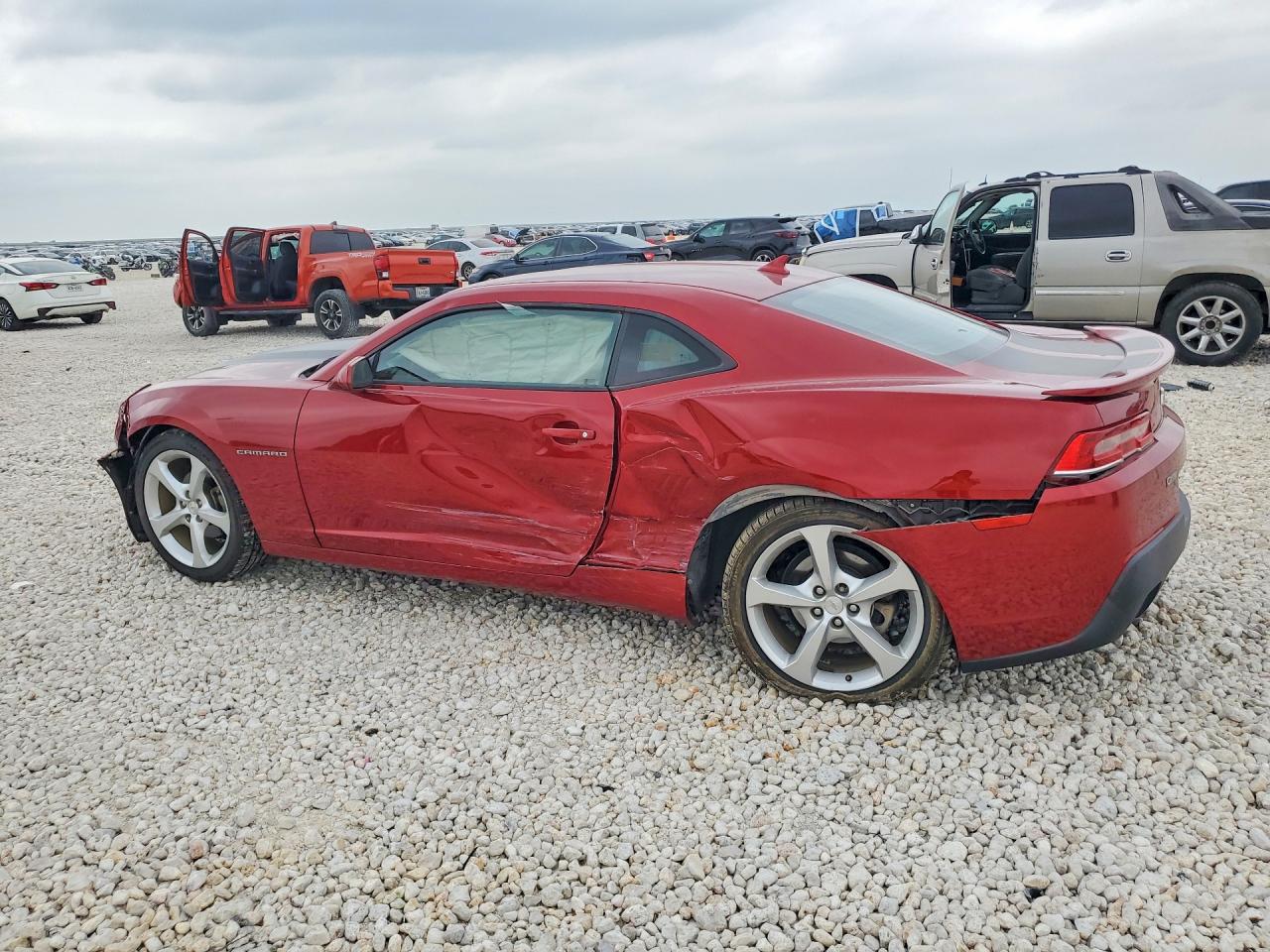 2015 Chevrolet Camaro Lt Red vin: 2G1FD1E38F9277168