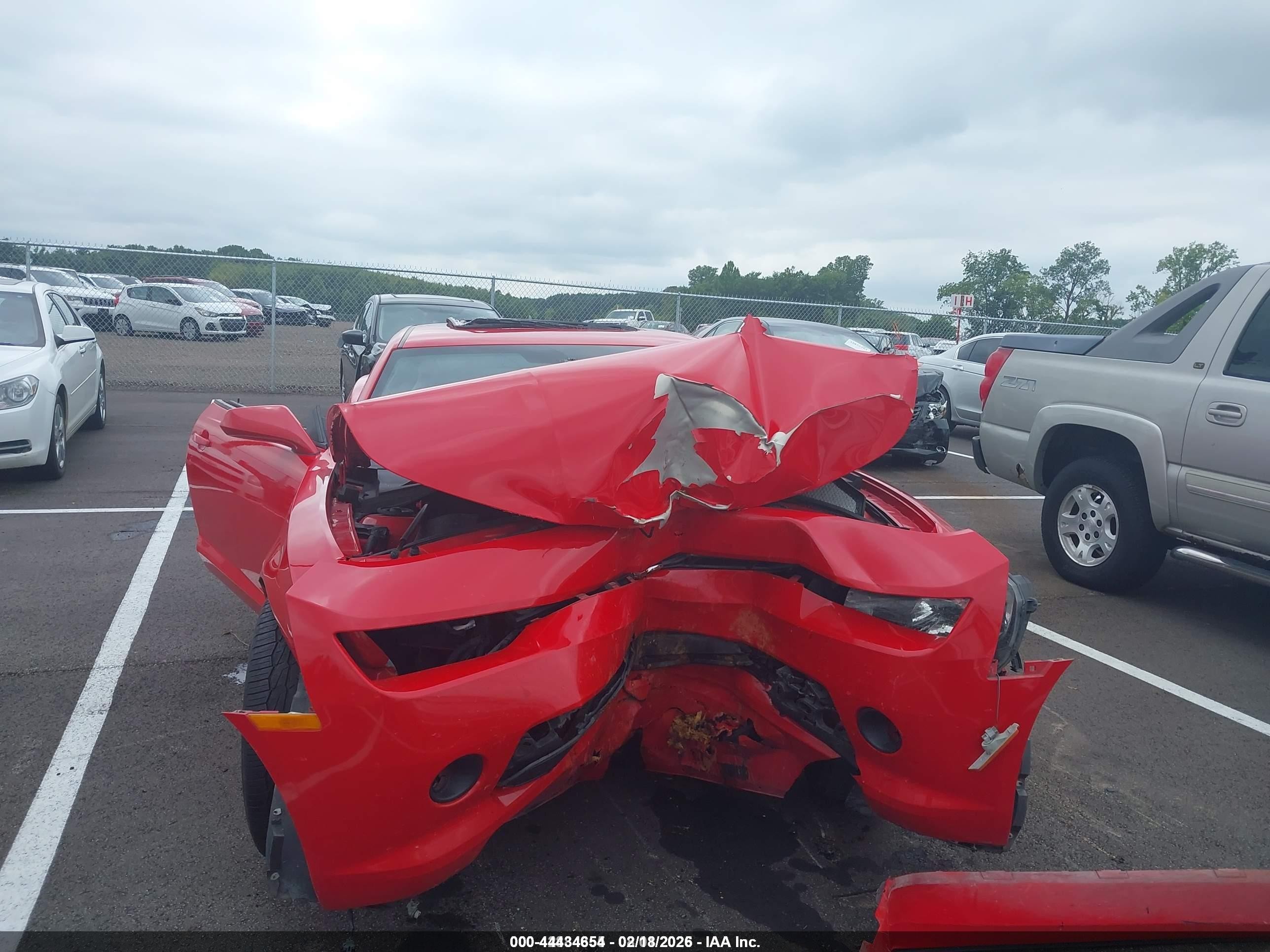2015 Chevrolet Camaro 1lt Red vin: 2G1FD1E38F9293144