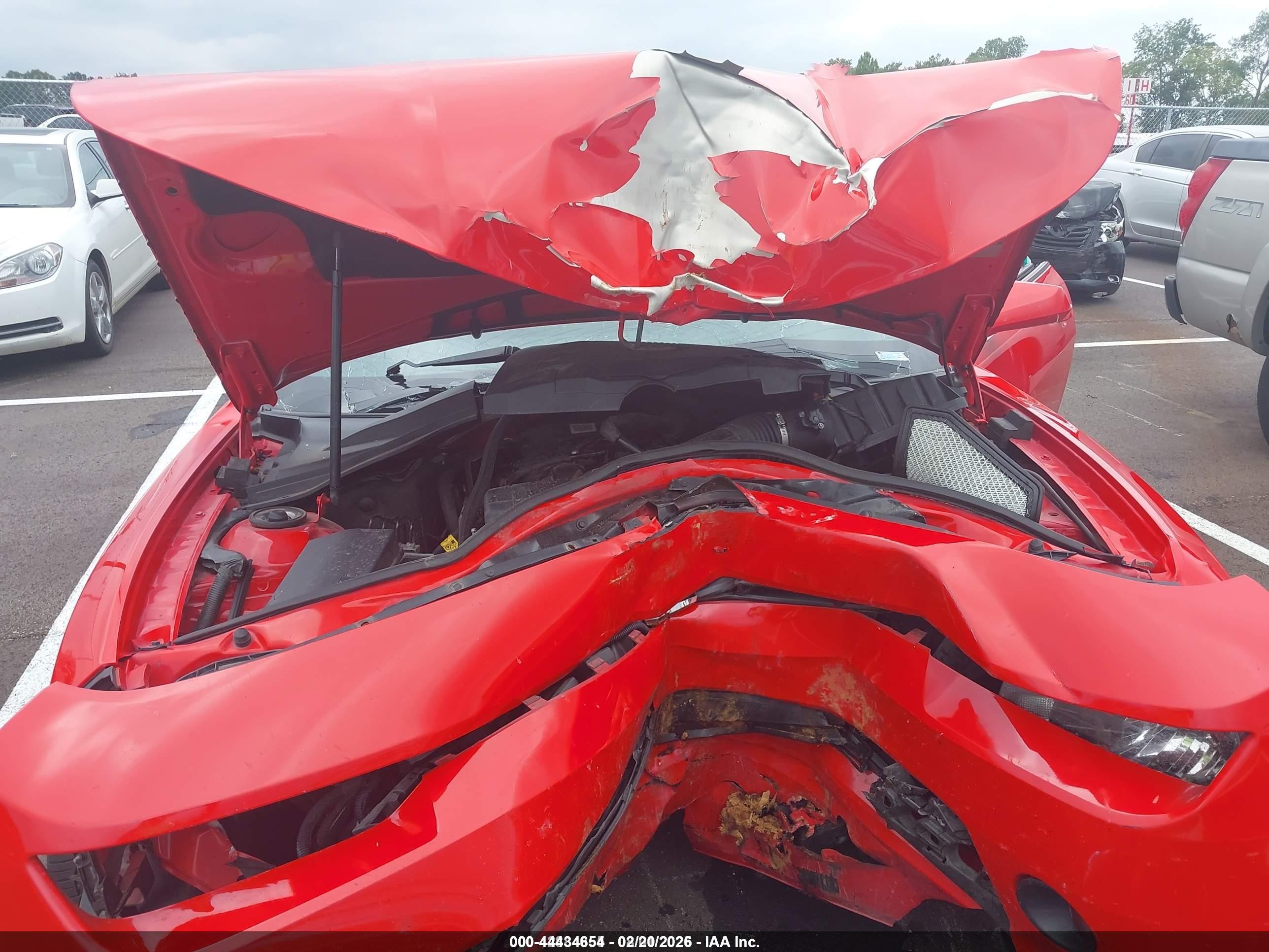 2015 Chevrolet Camaro 1lt Red vin: 2G1FD1E38F9293144