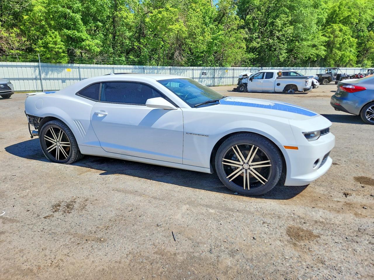 2015 Chevrolet Camaro Lt White vin: 2G1FD1E38F9301422