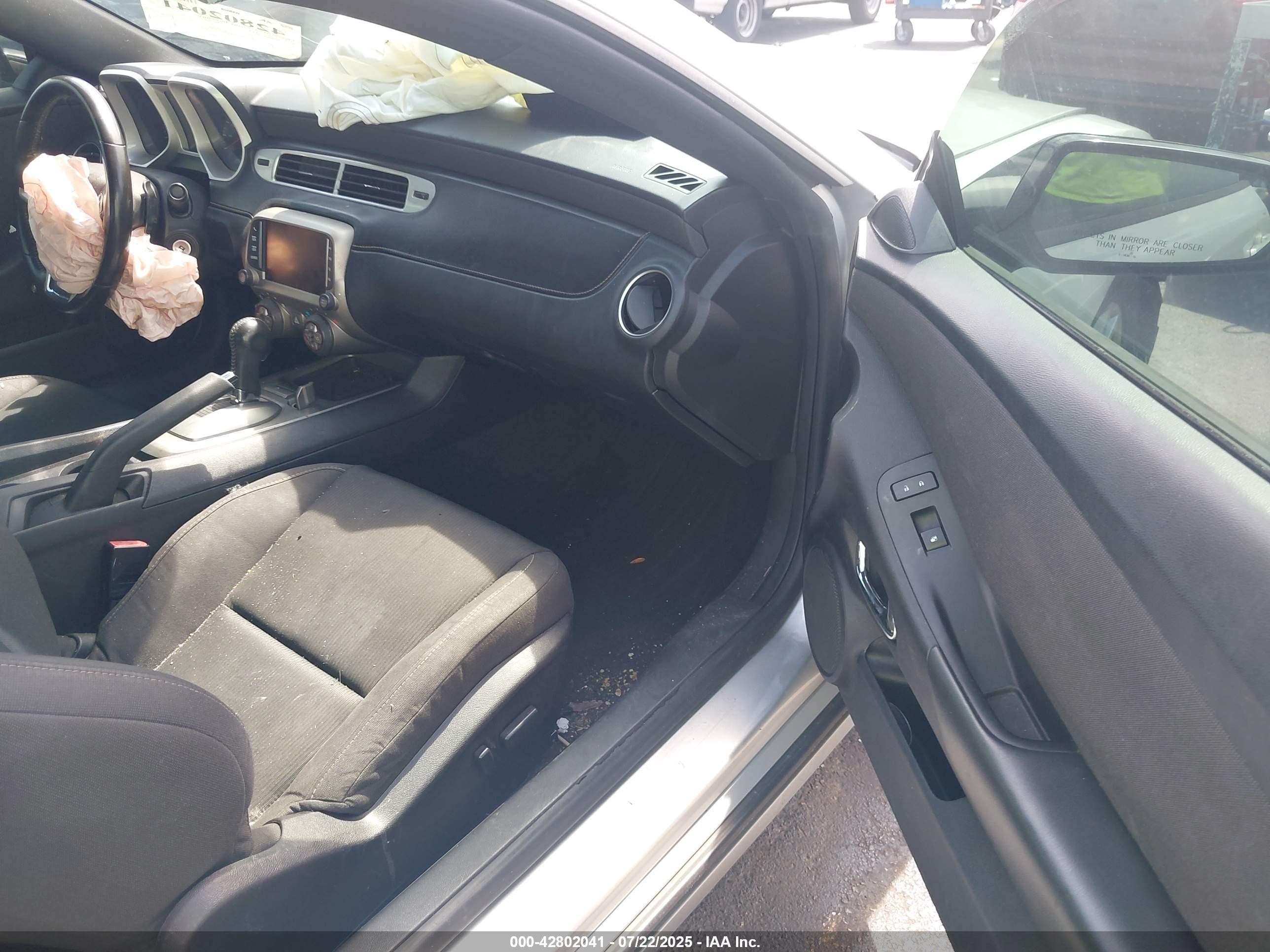 2015 Chevrolet Camaro 1lt Silver vin: 2G1FD1E39F9151014