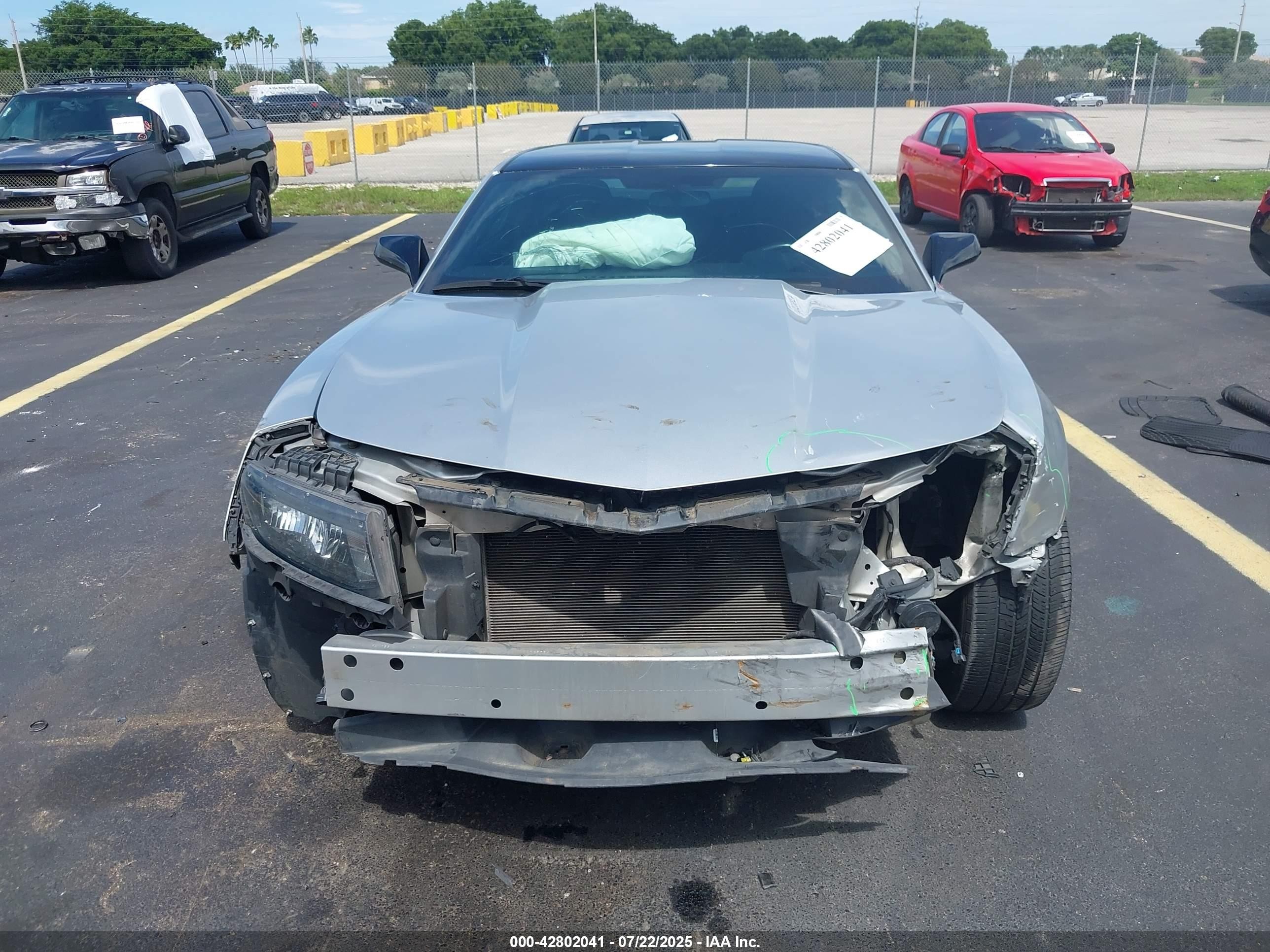 2015 Chevrolet Camaro 1lt Silver vin: 2G1FD1E39F9151014