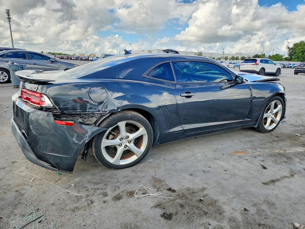 2015 Chevrolet Camaro Lt Gray vin: 2G1FD1E39F9164801