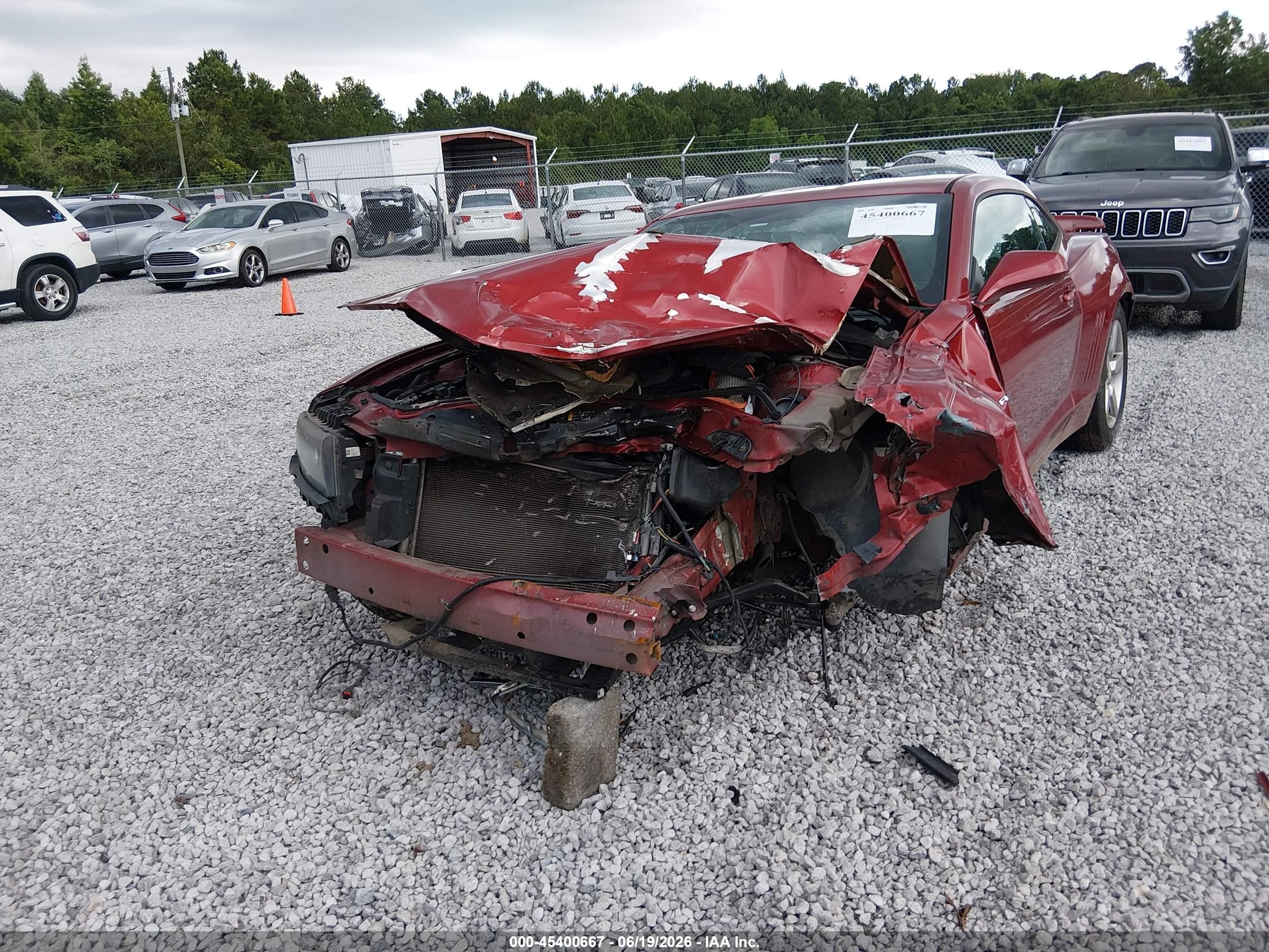 2015 Chevrolet Camaro 1lt Red vin: 2G1FD1E39F9196969
