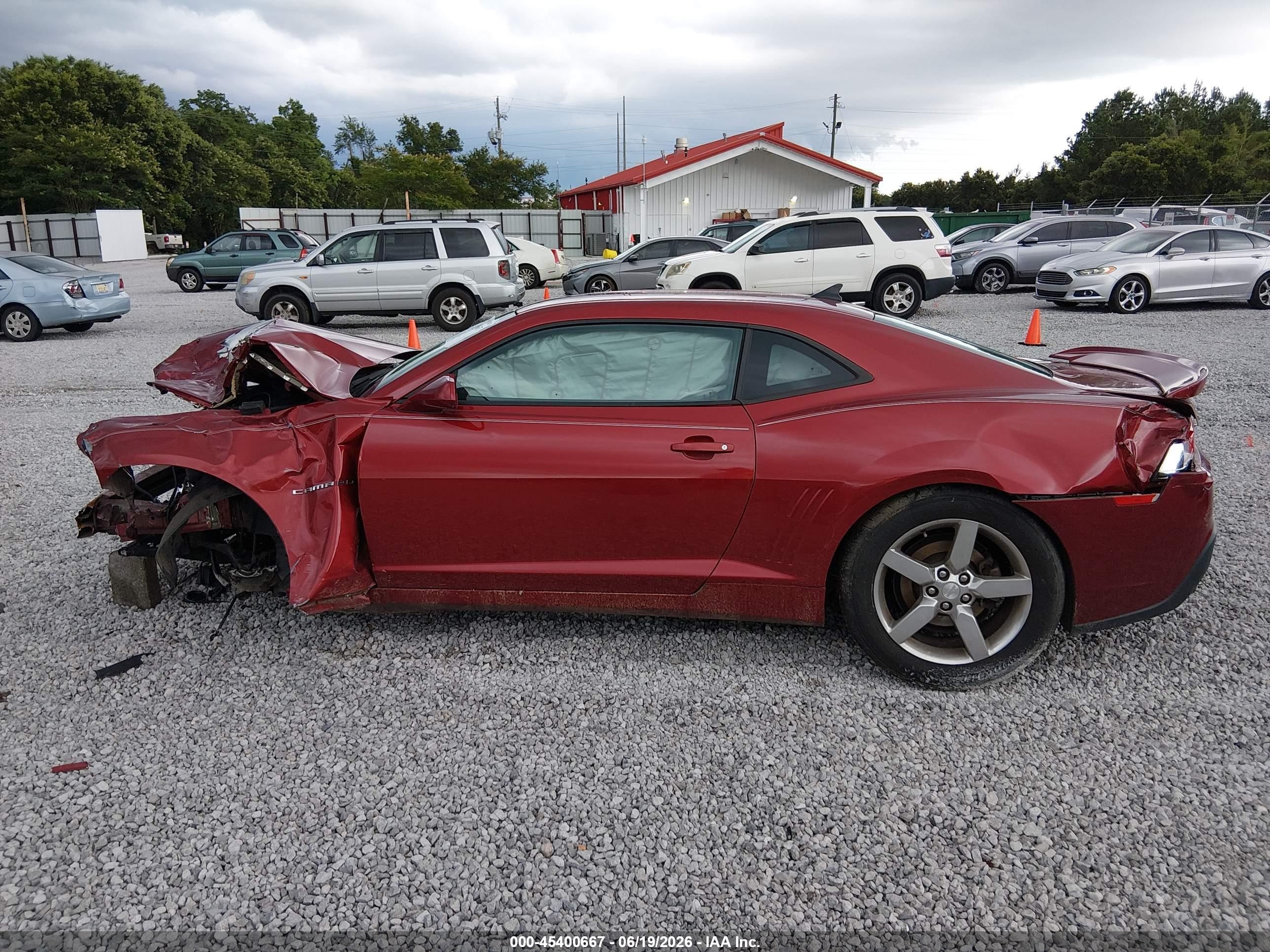 2015 Chevrolet Camaro 1lt Red vin: 2G1FD1E39F9196969