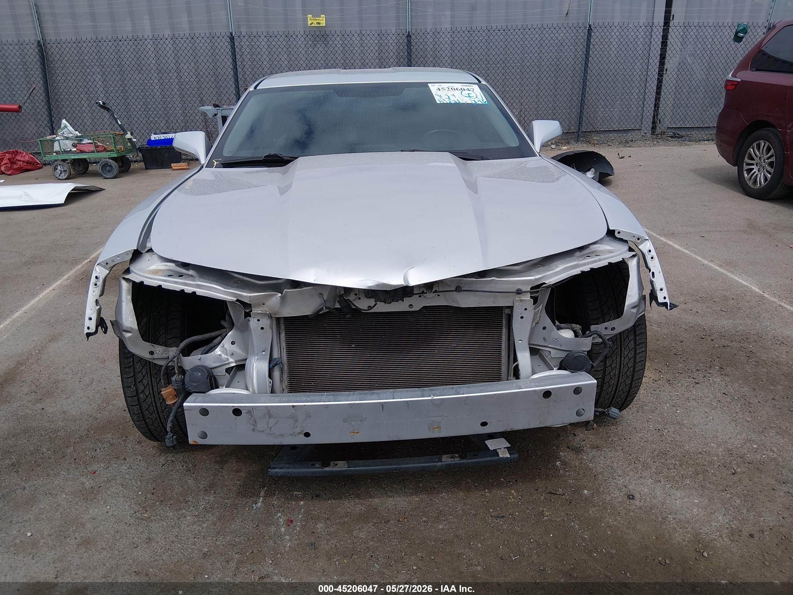 2015 Chevrolet Camaro 1lt Silver vin: 2G1FD1E39F9200373