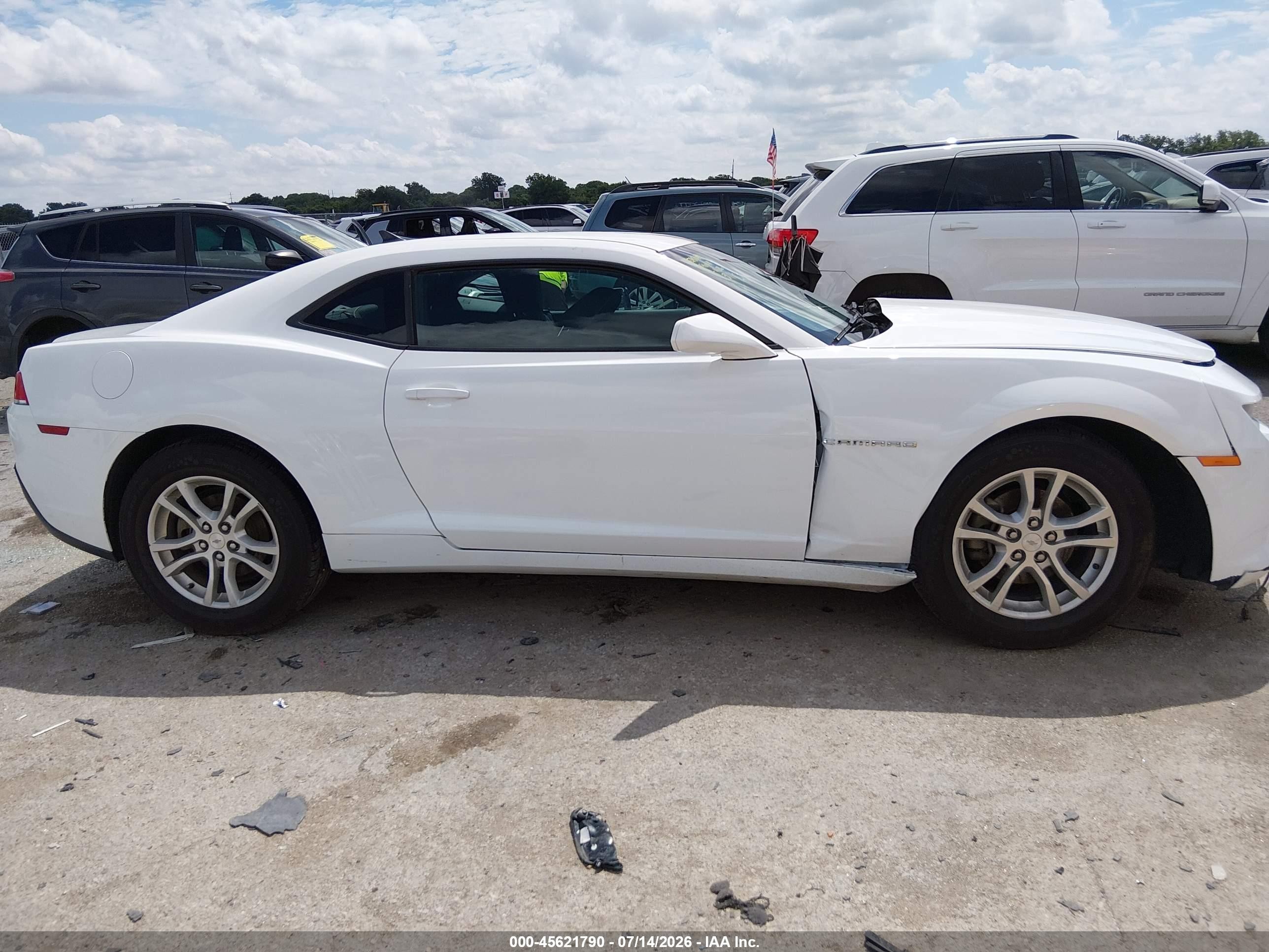 2015 Chevrolet Camaro 1lt White vin: 2G1FD1E39F9204486