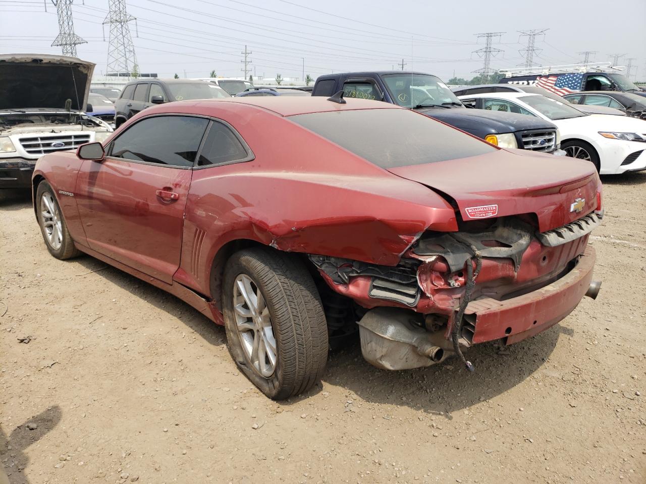 2015 Chevrolet Camaro Lt Red vin: 2G1FD1E39F9213592