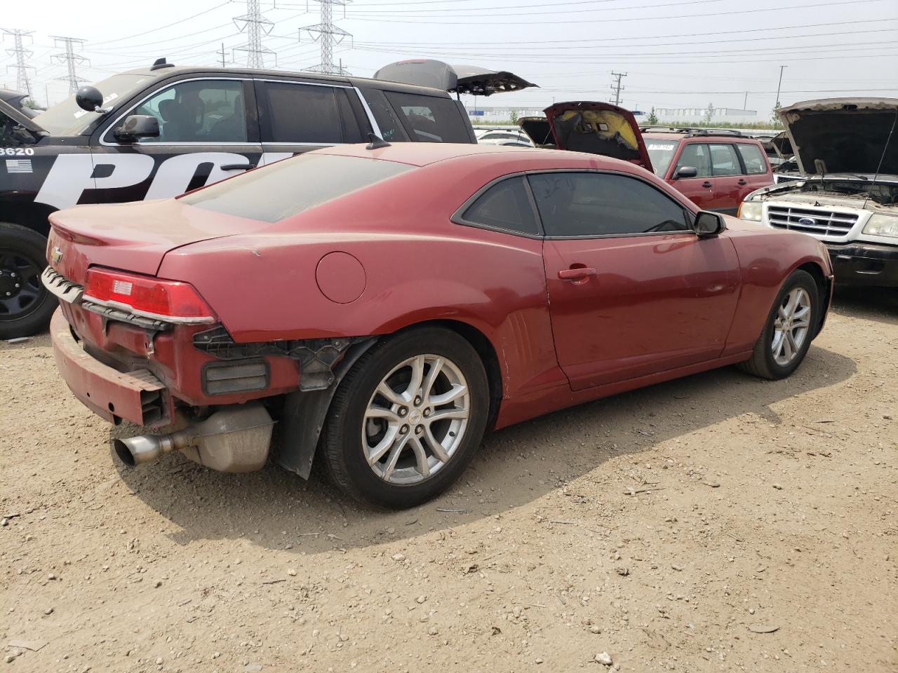 2015 Chevrolet Camaro Lt Red vin: 2G1FD1E39F9213592