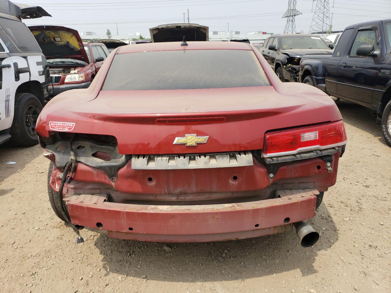 2015 Chevrolet Camaro Lt Red vin: 2G1FD1E39F9213592