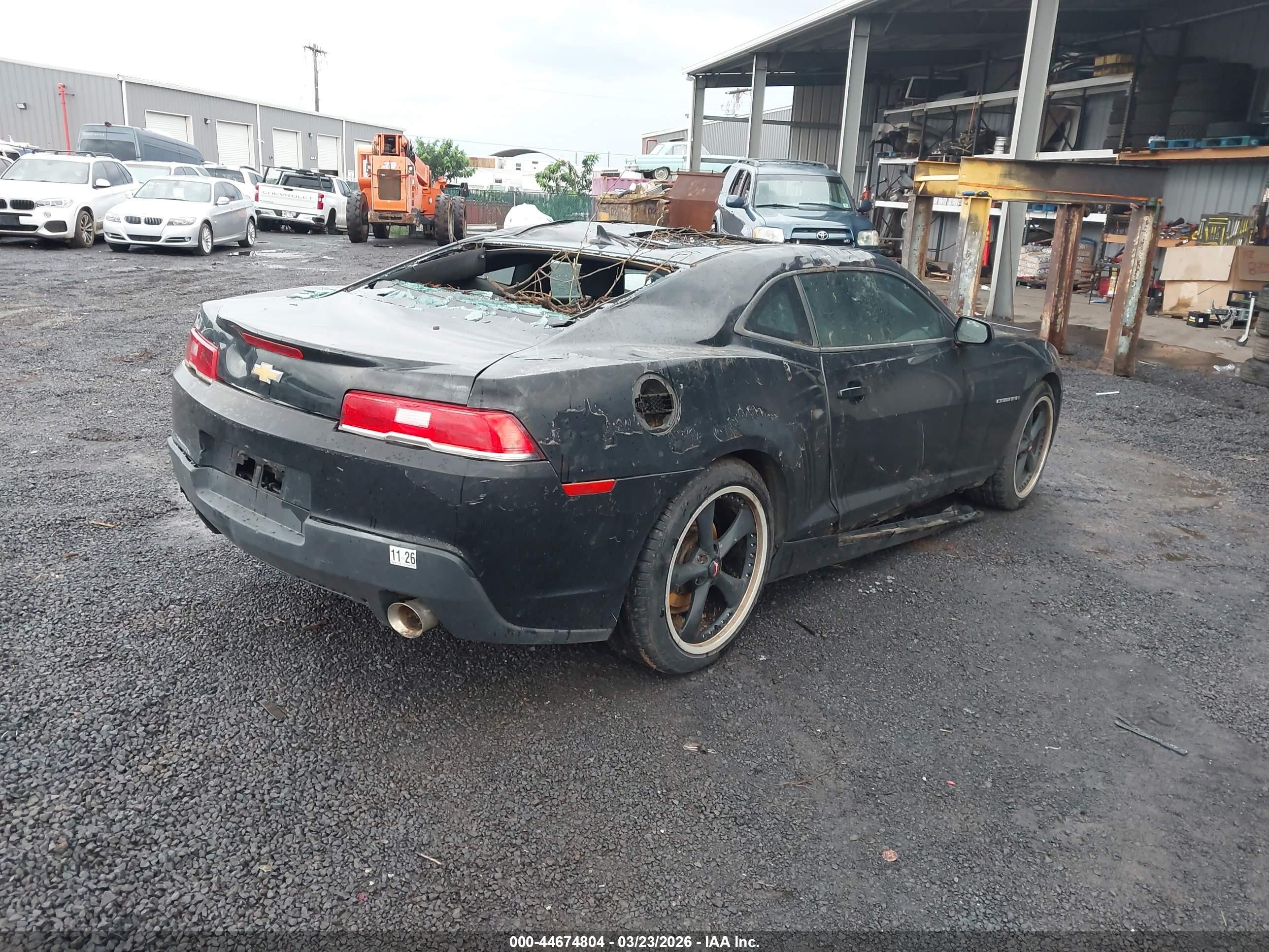 2015 Chevrolet Camaro 1lt Черный vin: 2G1FD1E39F9237410