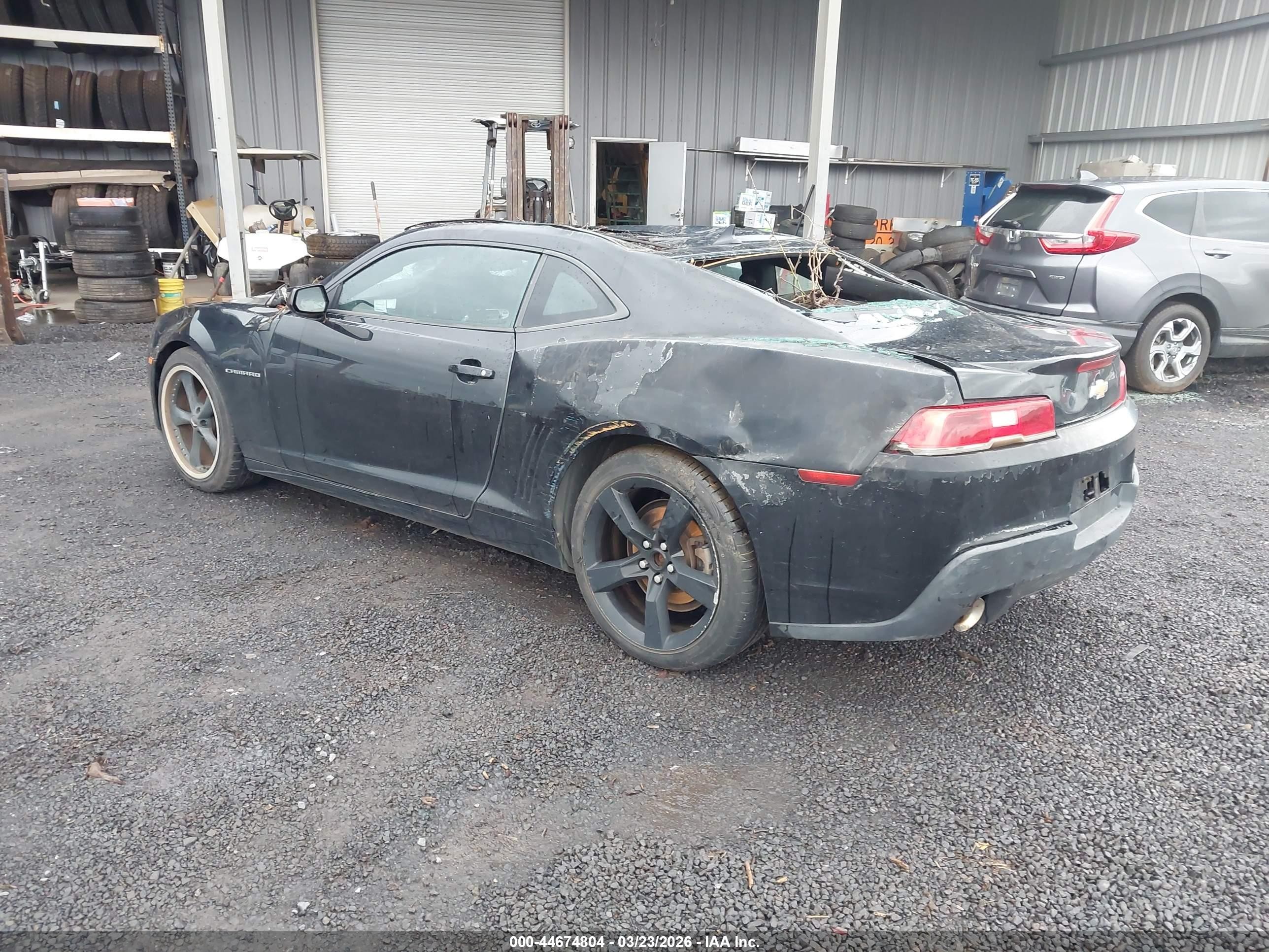 2015 Chevrolet Camaro 1lt Черный vin: 2G1FD1E39F9237410