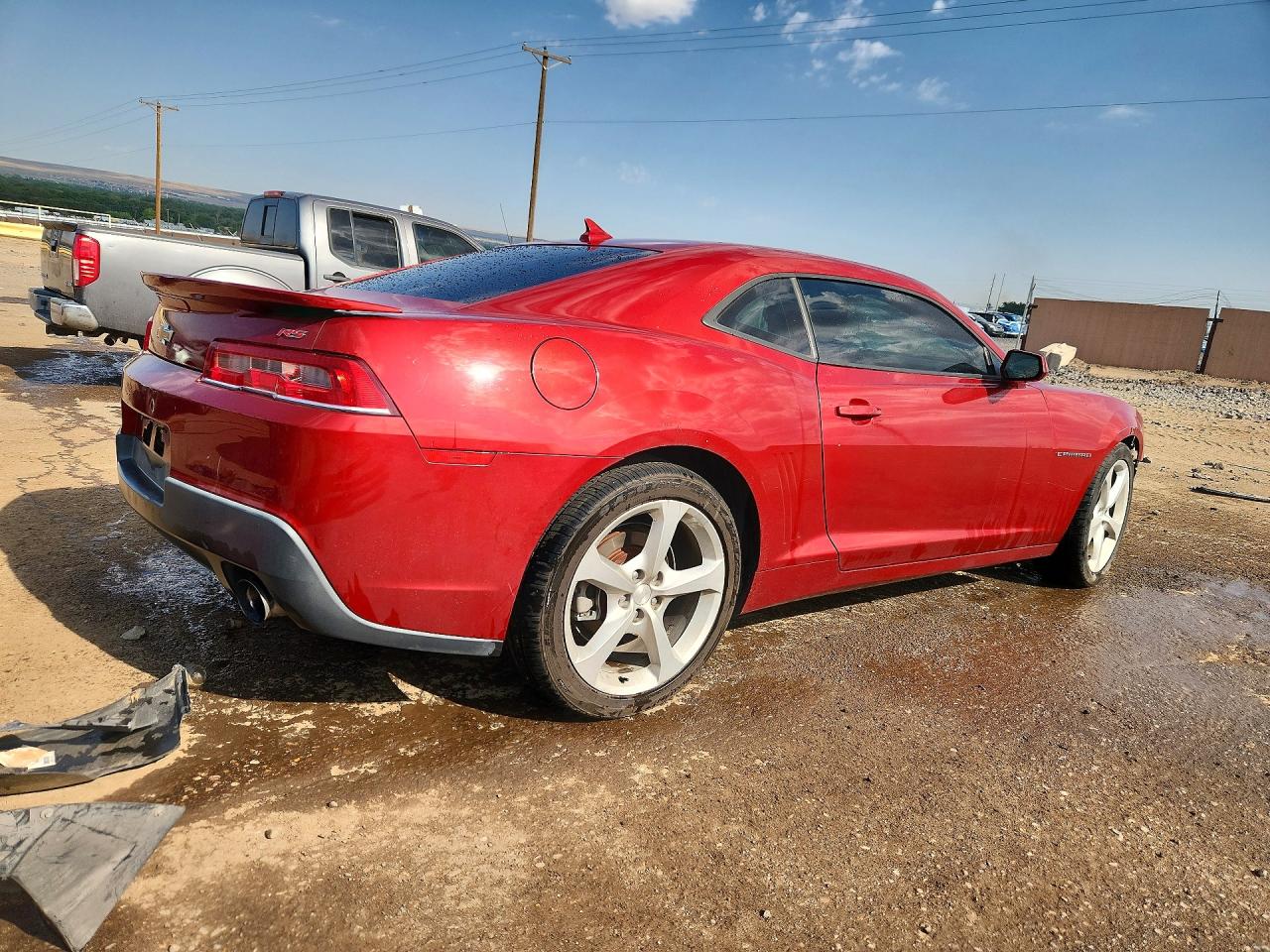 2015 Chevrolet Camaro Lt Red vin: 2G1FD1E39F9290740