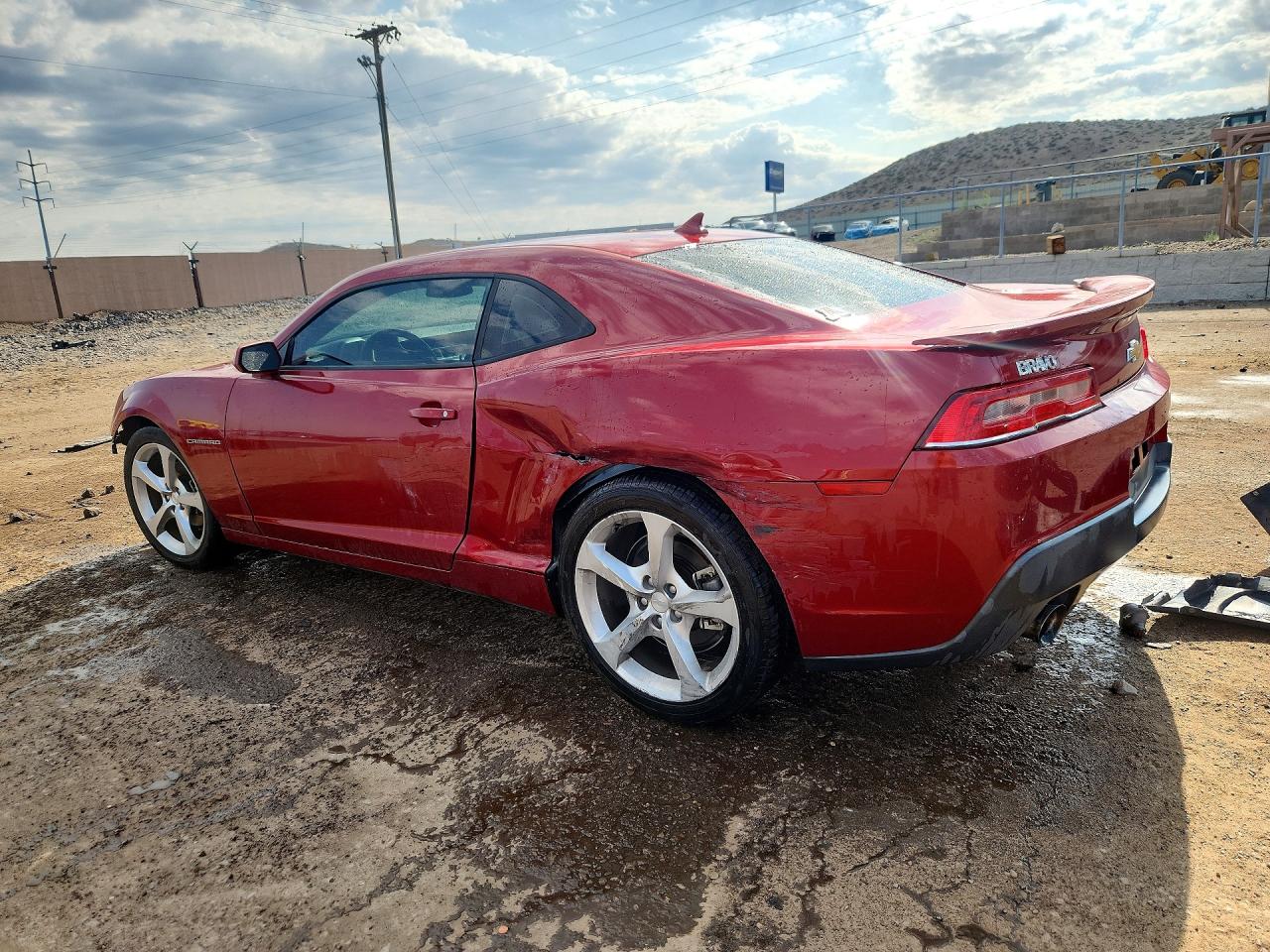 2015 Chevrolet Camaro Lt Red vin: 2G1FD1E39F9290740