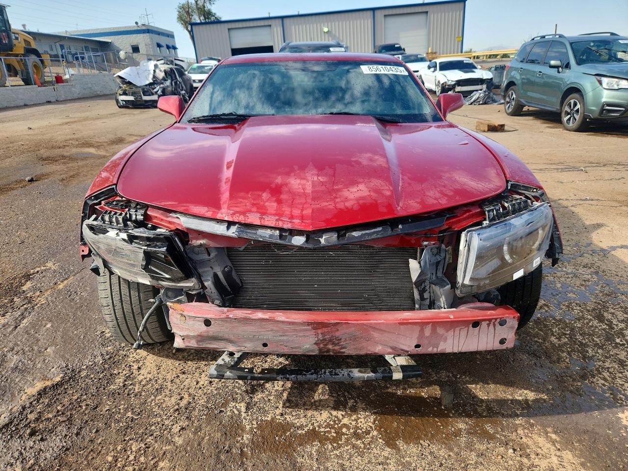 2015 Chevrolet Camaro Lt Red vin: 2G1FD1E39F9290740