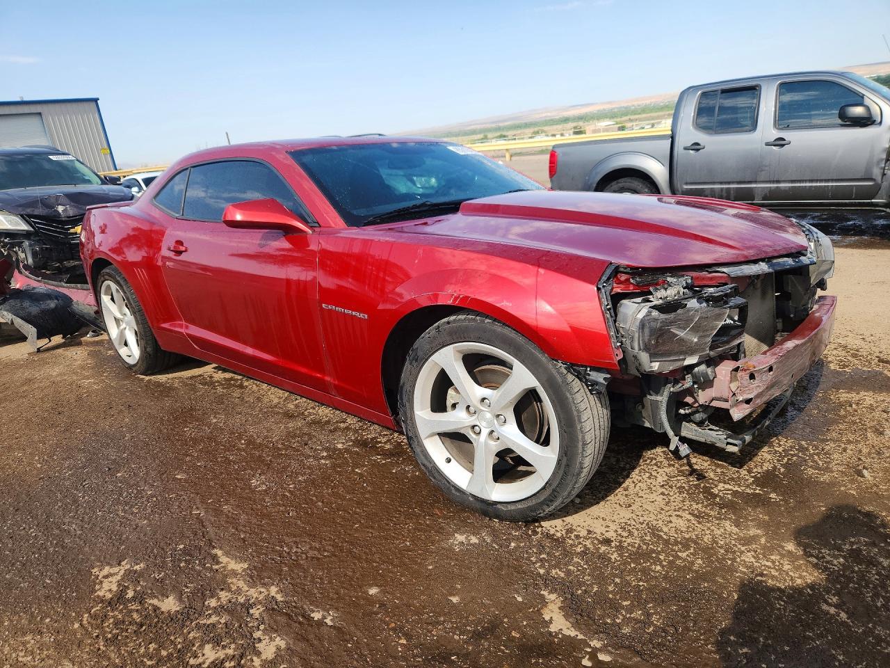 2015 Chevrolet Camaro Lt Red vin: 2G1FD1E39F9290740