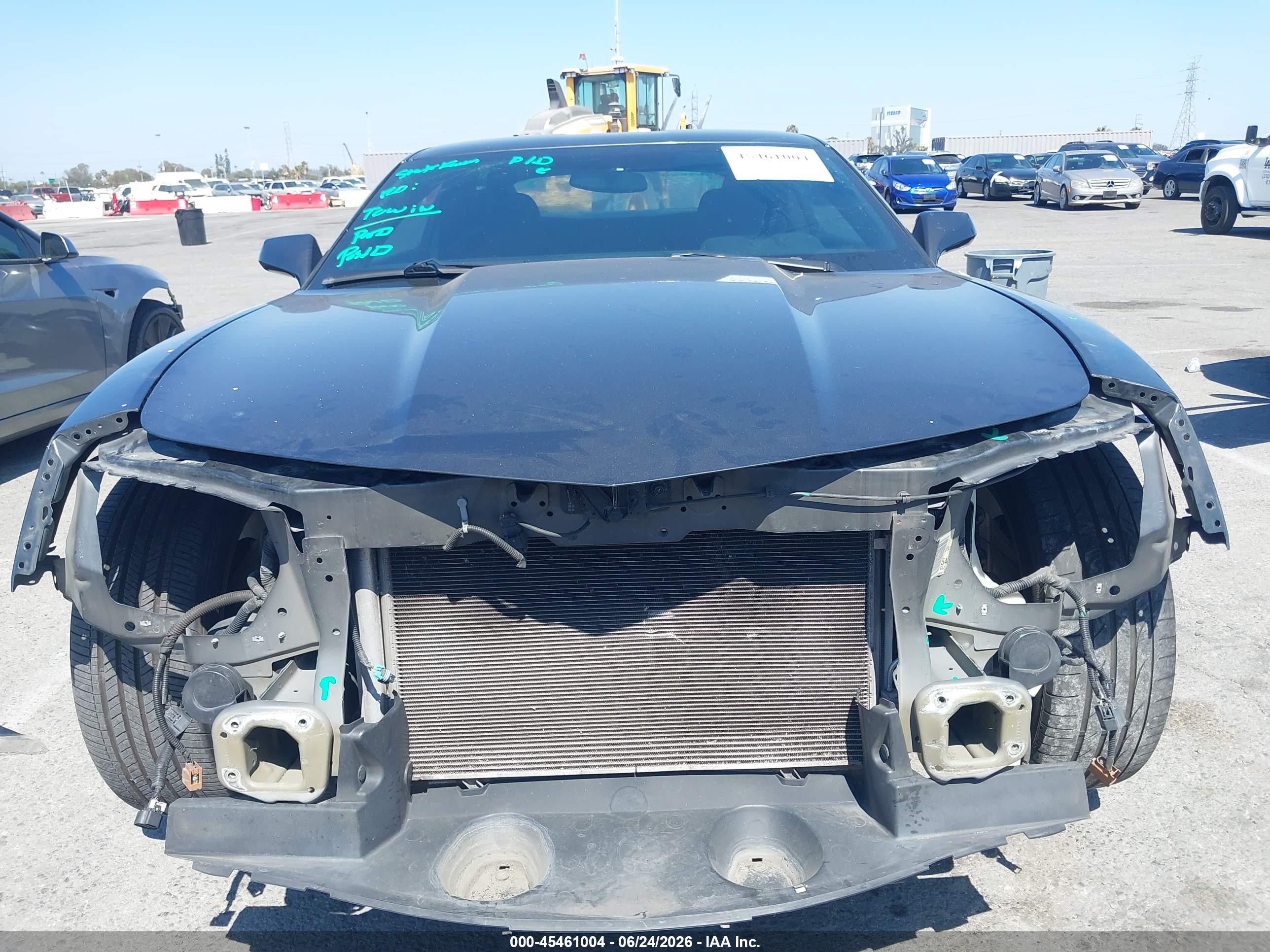 2015 Chevrolet Camaro 1lt Gray vin: 2G1FD1E39F9309853