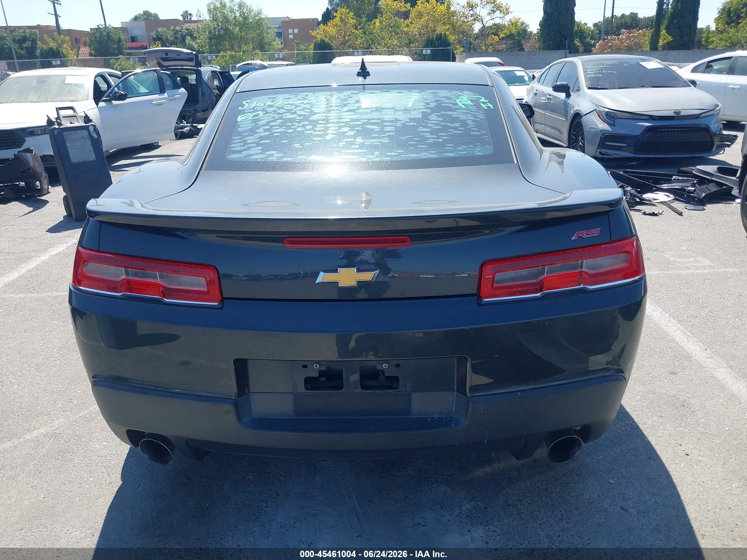 2015 Chevrolet Camaro 1lt Gray vin: 2G1FD1E39F9309853