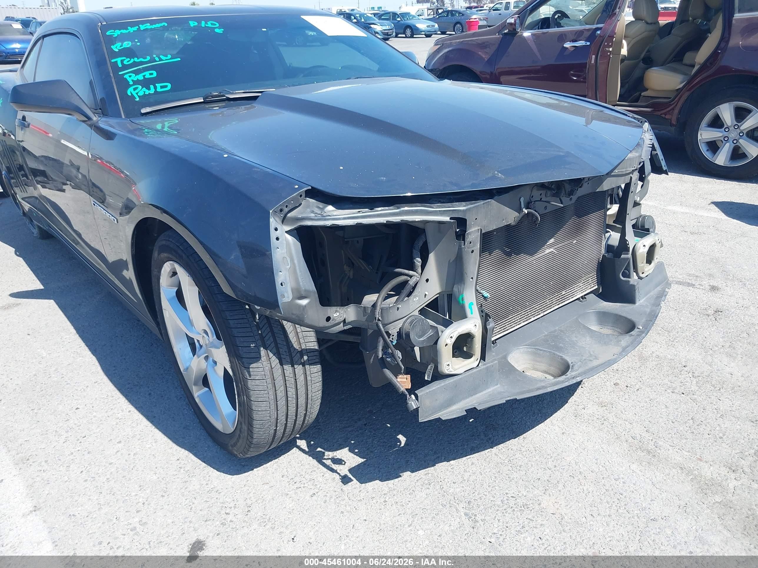 2015 Chevrolet Camaro 1lt Gray vin: 2G1FD1E39F9309853