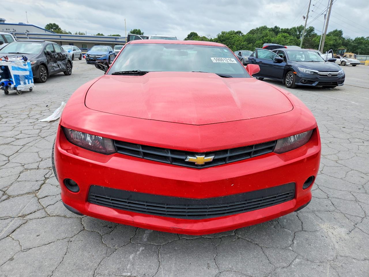 2015 Chevrolet Camaro Lt Red vin: 2G1FD1E3XF9105224