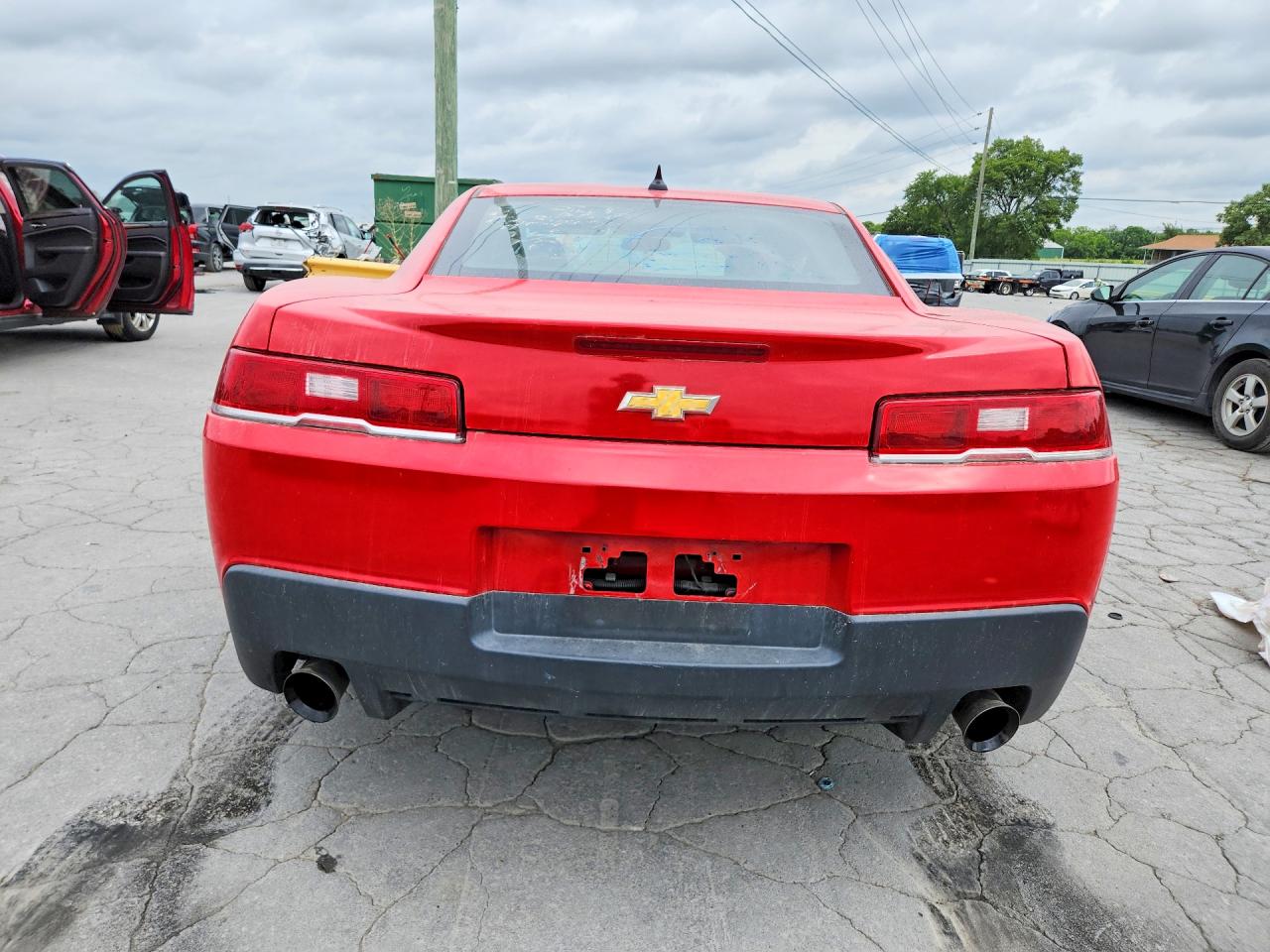 2015 Chevrolet Camaro Lt Red vin: 2G1FD1E3XF9105224