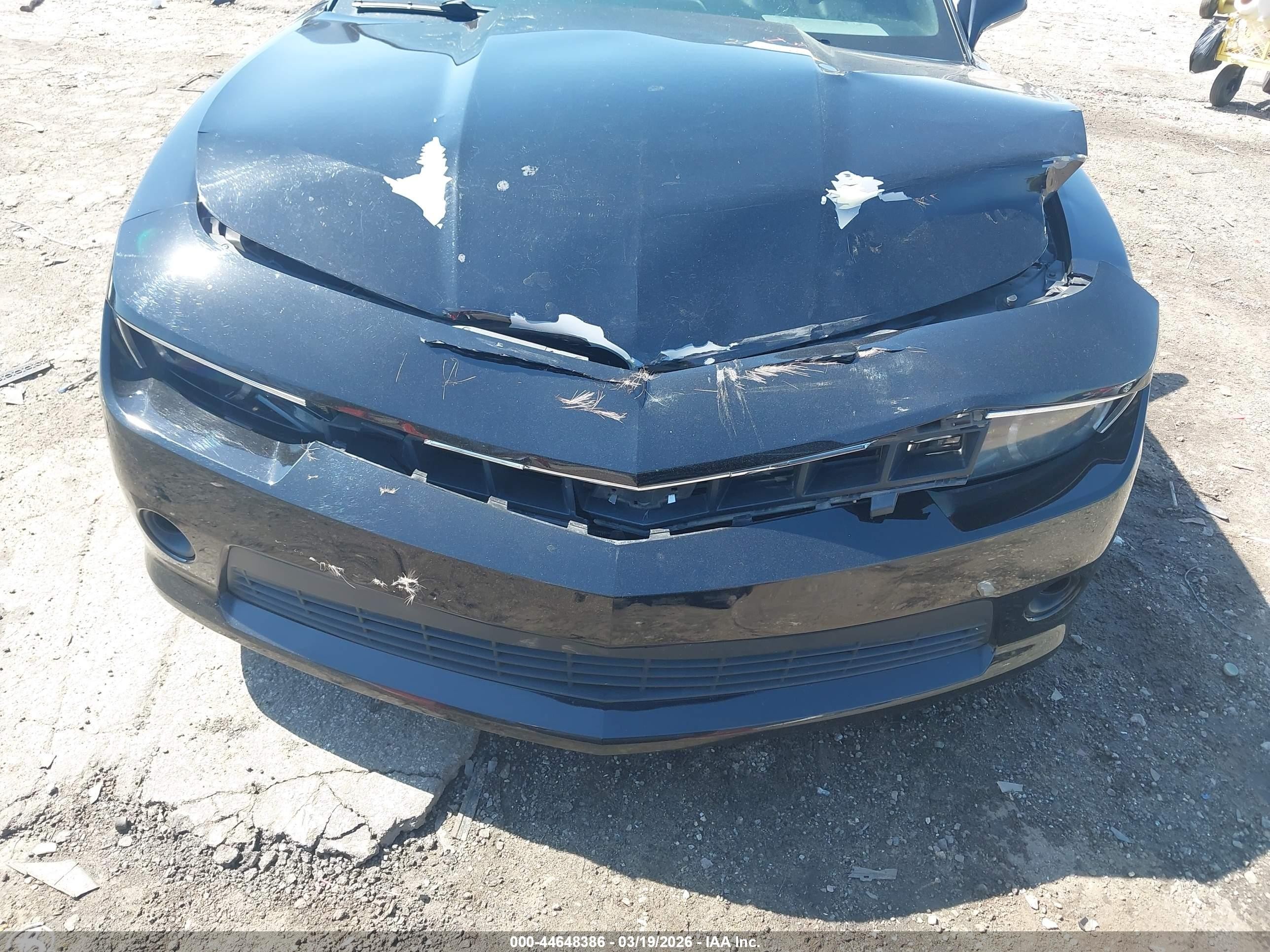 2015 Chevrolet Camaro 1lt Черный vin: 2G1FD1E3XF9115008