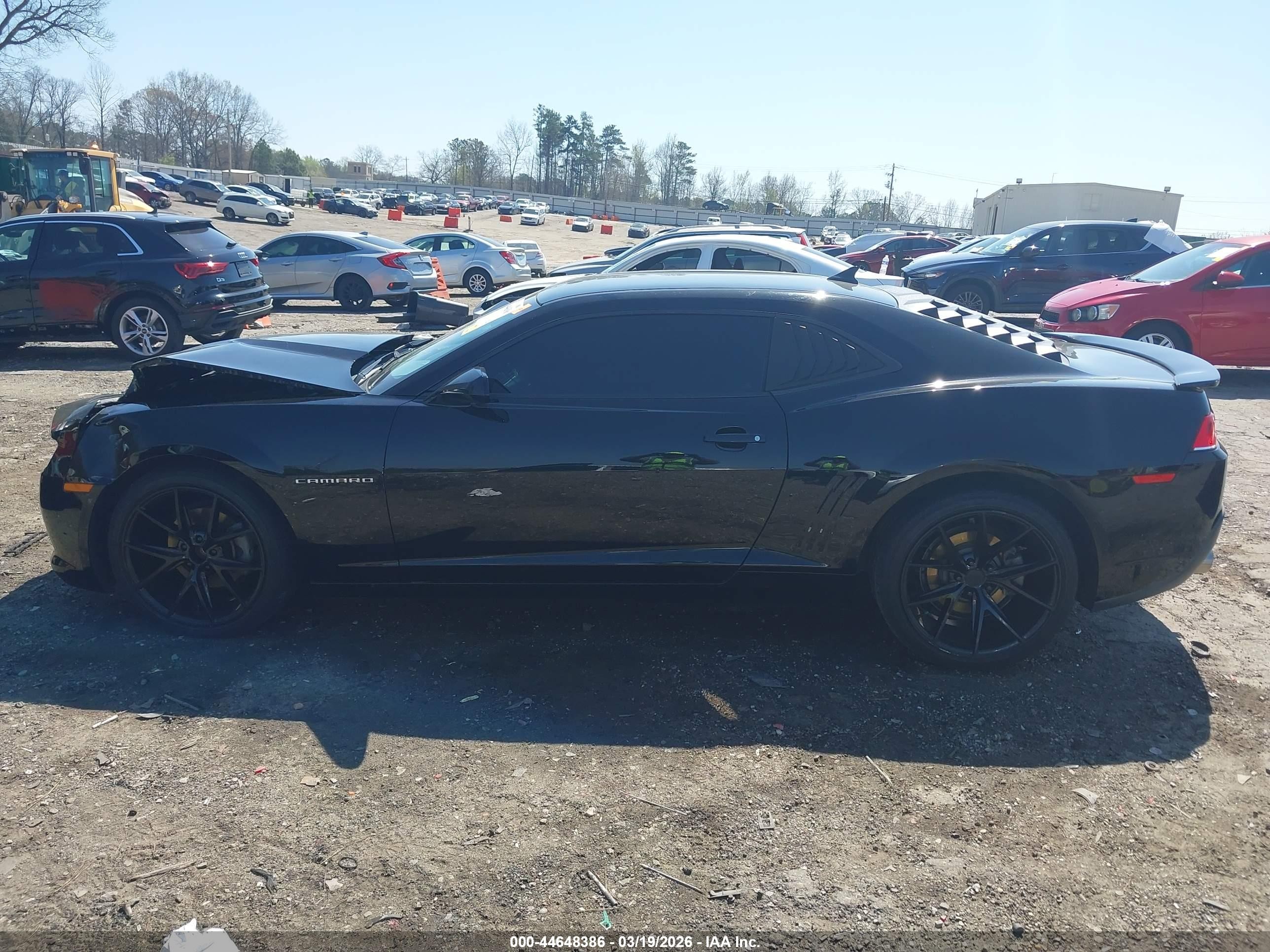 2015 Chevrolet Camaro 1lt Черный vin: 2G1FD1E3XF9115008