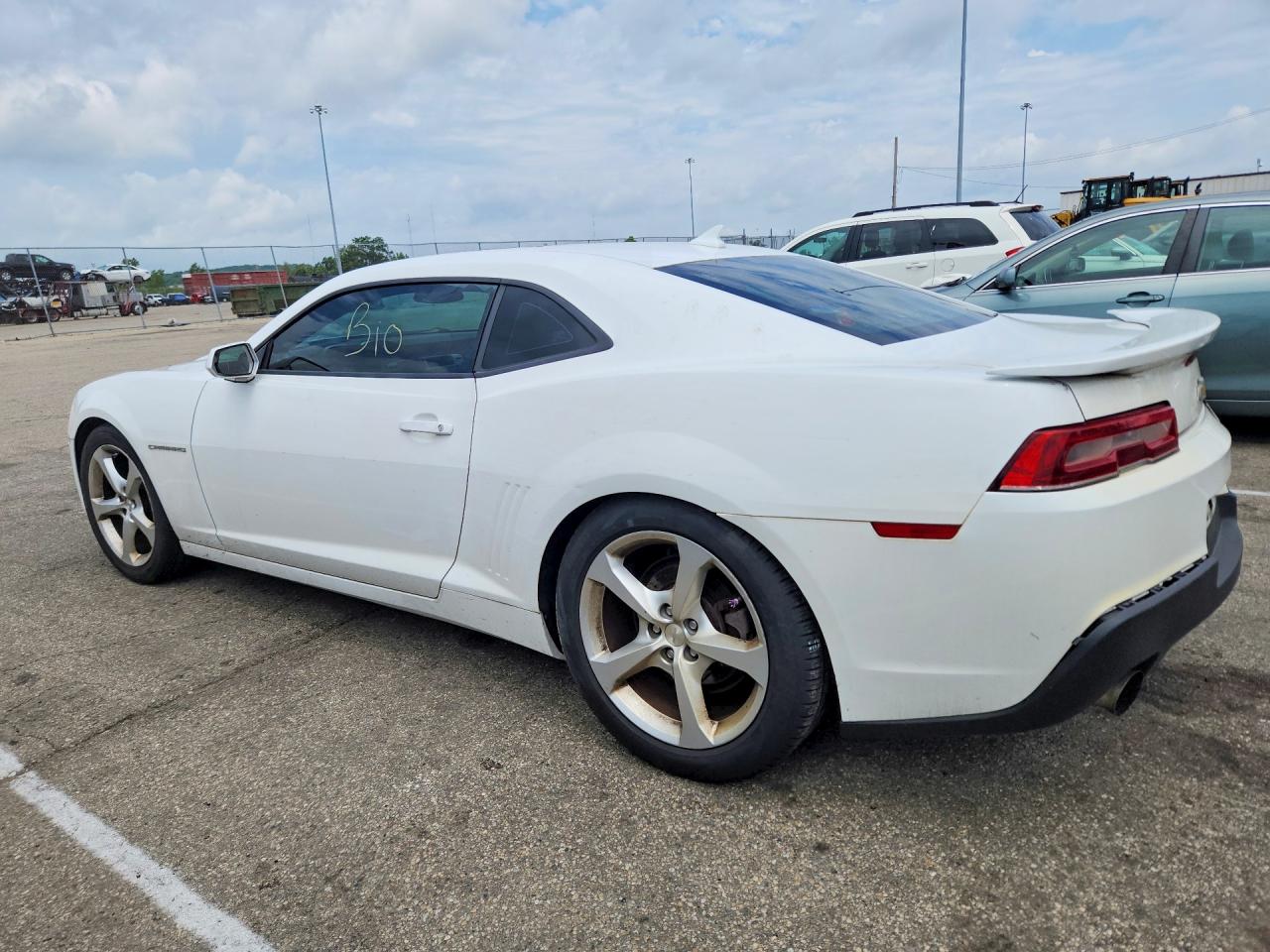 2015 Chevrolet Camaro Lt White vin: 2G1FD1E3XF9274384