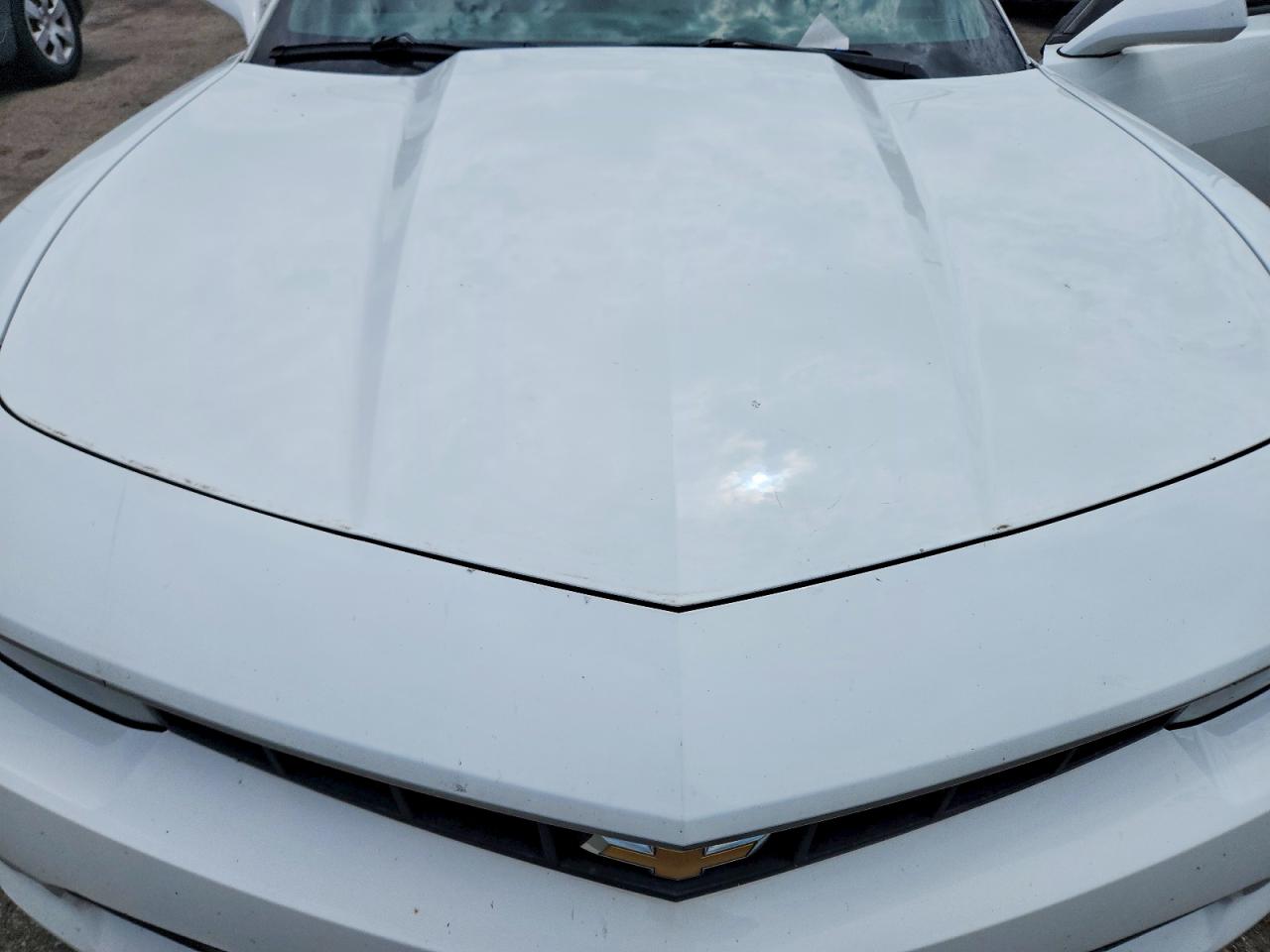 2015 Chevrolet Camaro Lt White vin: 2G1FD1E3XF9274384