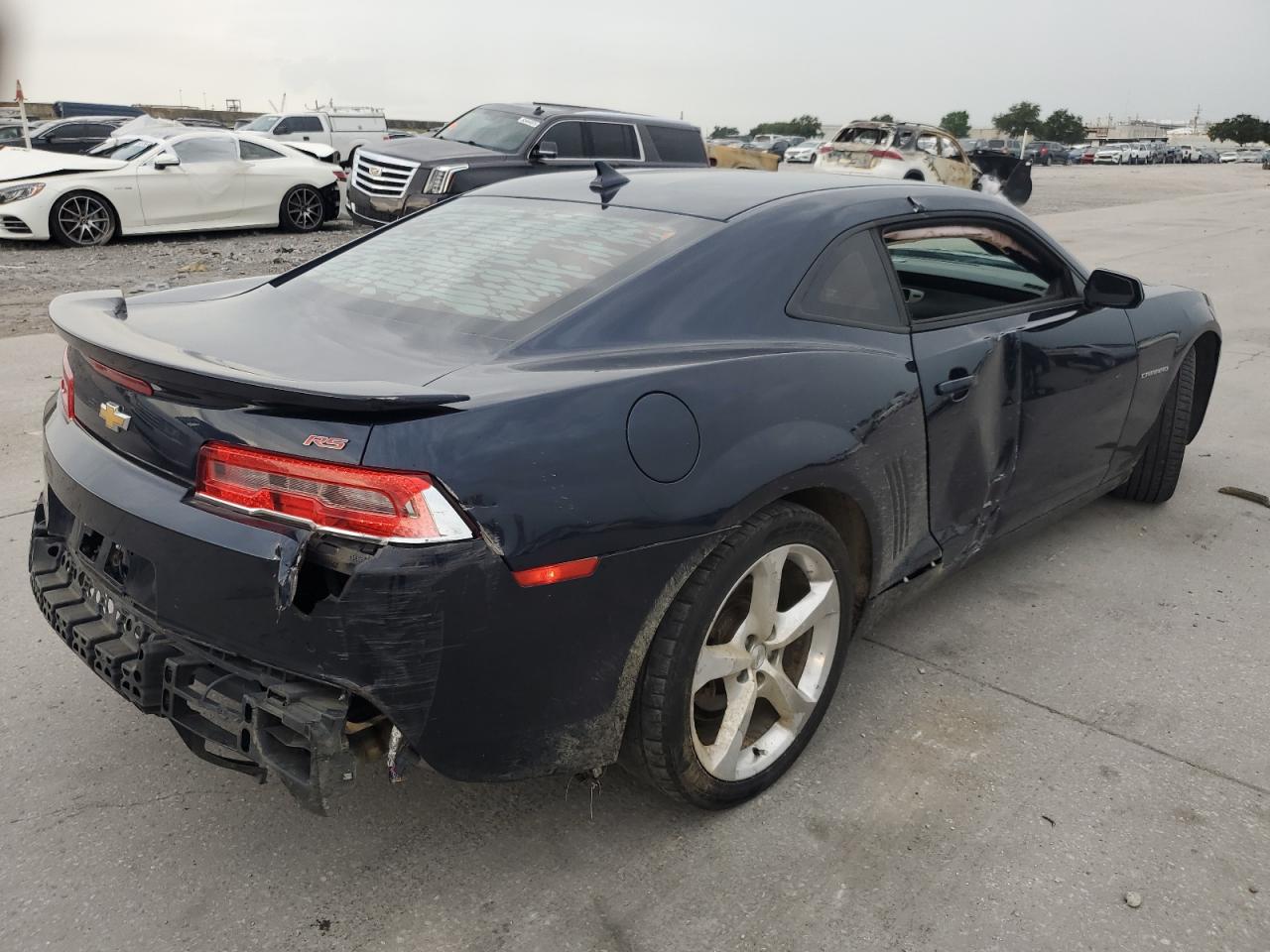 2015 Chevrolet Camaro Lt Blue vin: 2G1FD1E3XF9305004