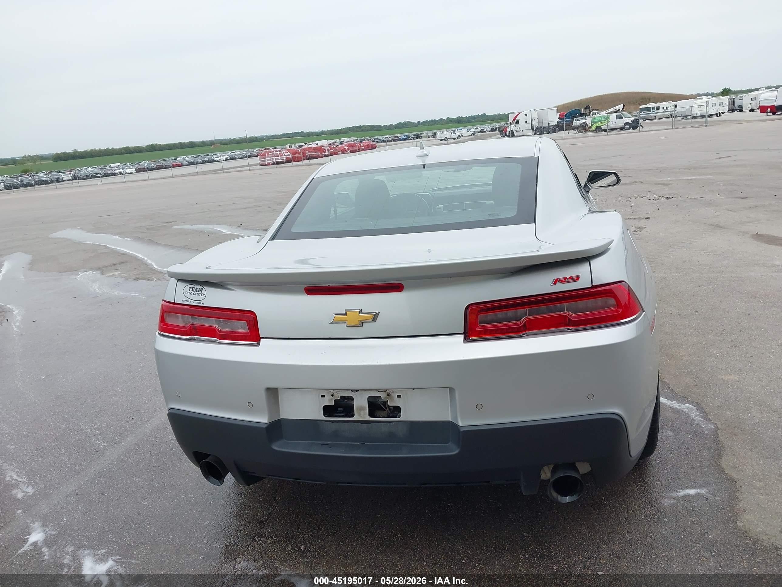 2015 Chevrolet Camaro 1lt Silver vin: 2G1FD1E3XF9305293