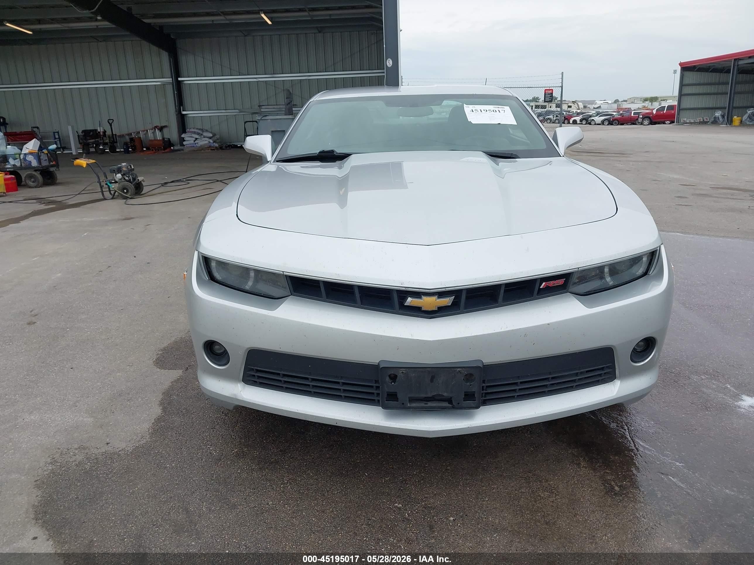 2015 Chevrolet Camaro 1lt Silver vin: 2G1FD1E3XF9305293