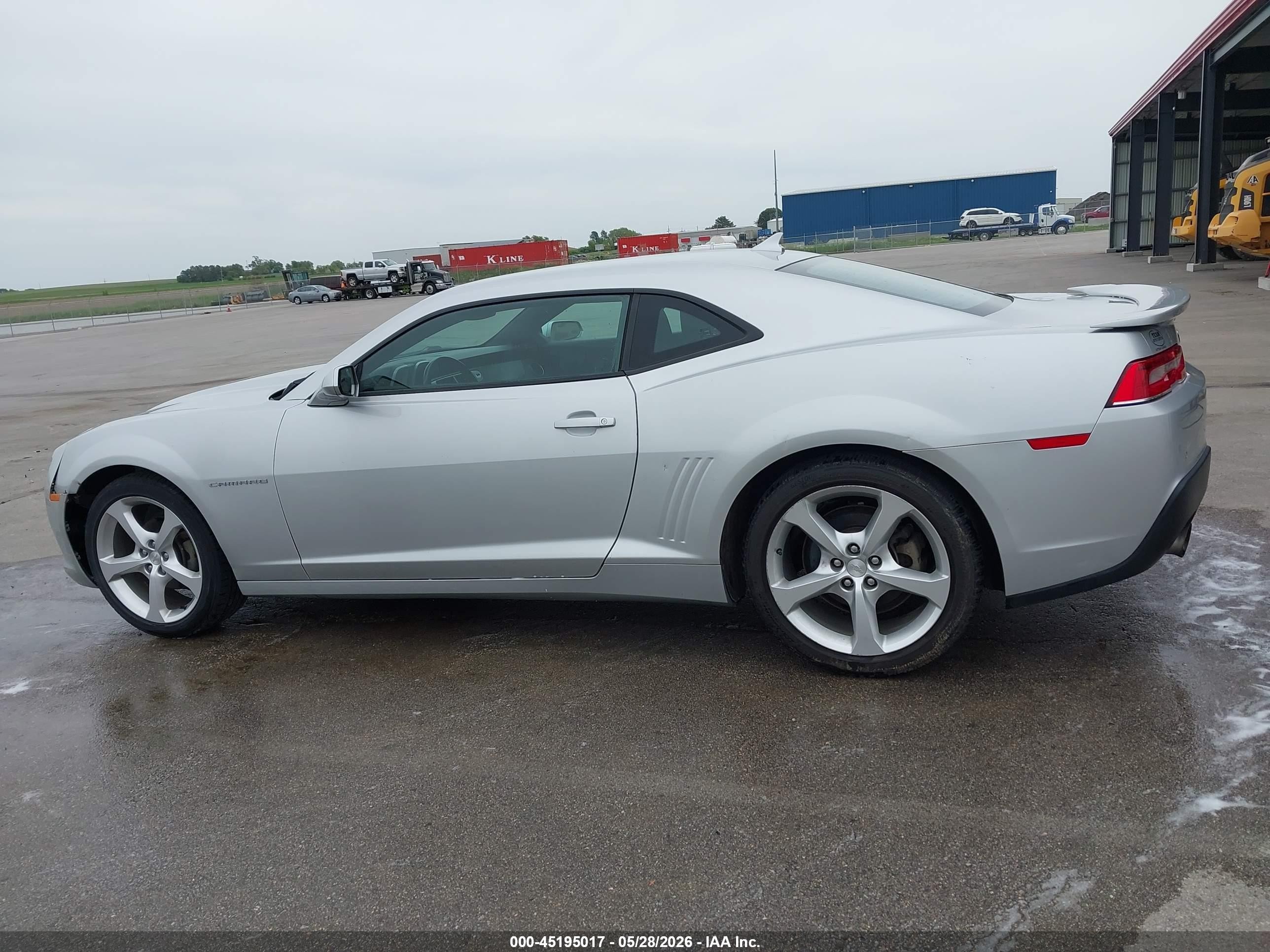 2015 Chevrolet Camaro 1lt Silver vin: 2G1FD1E3XF9305293