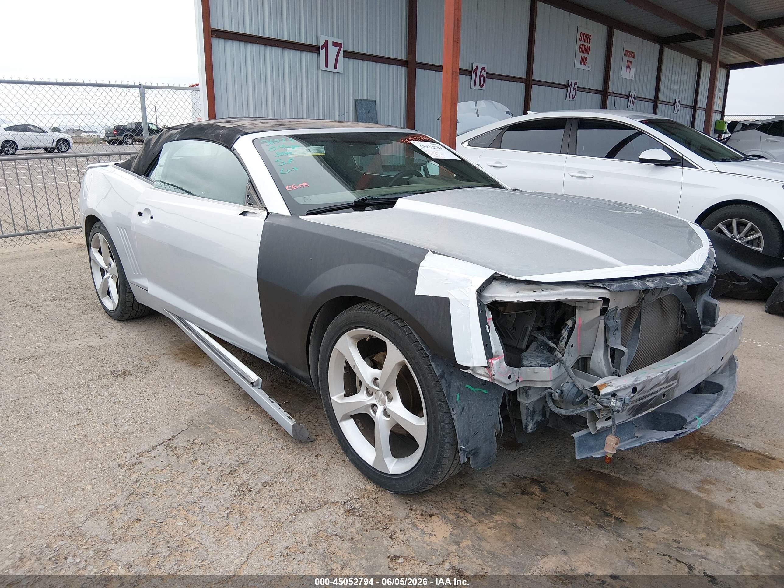 2015 Chevrolet Camaro 1lt Silver vin: 2G1FD3D30F9285178