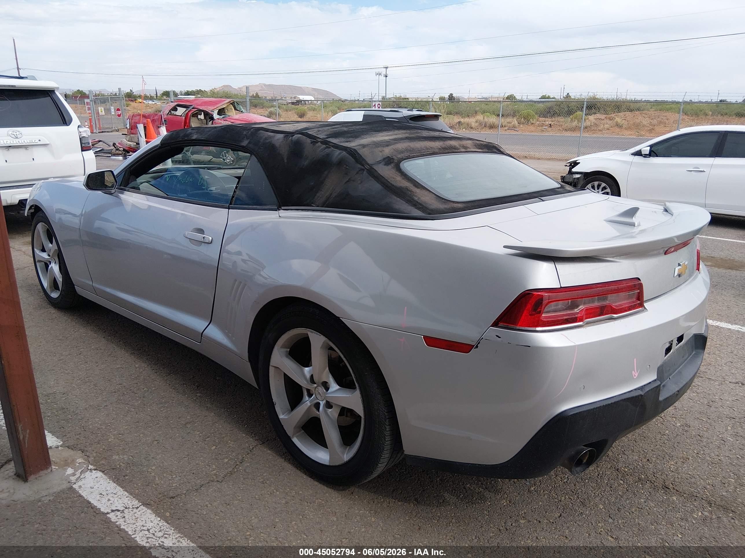 2015 Chevrolet Camaro 1lt Silver vin: 2G1FD3D30F9285178
