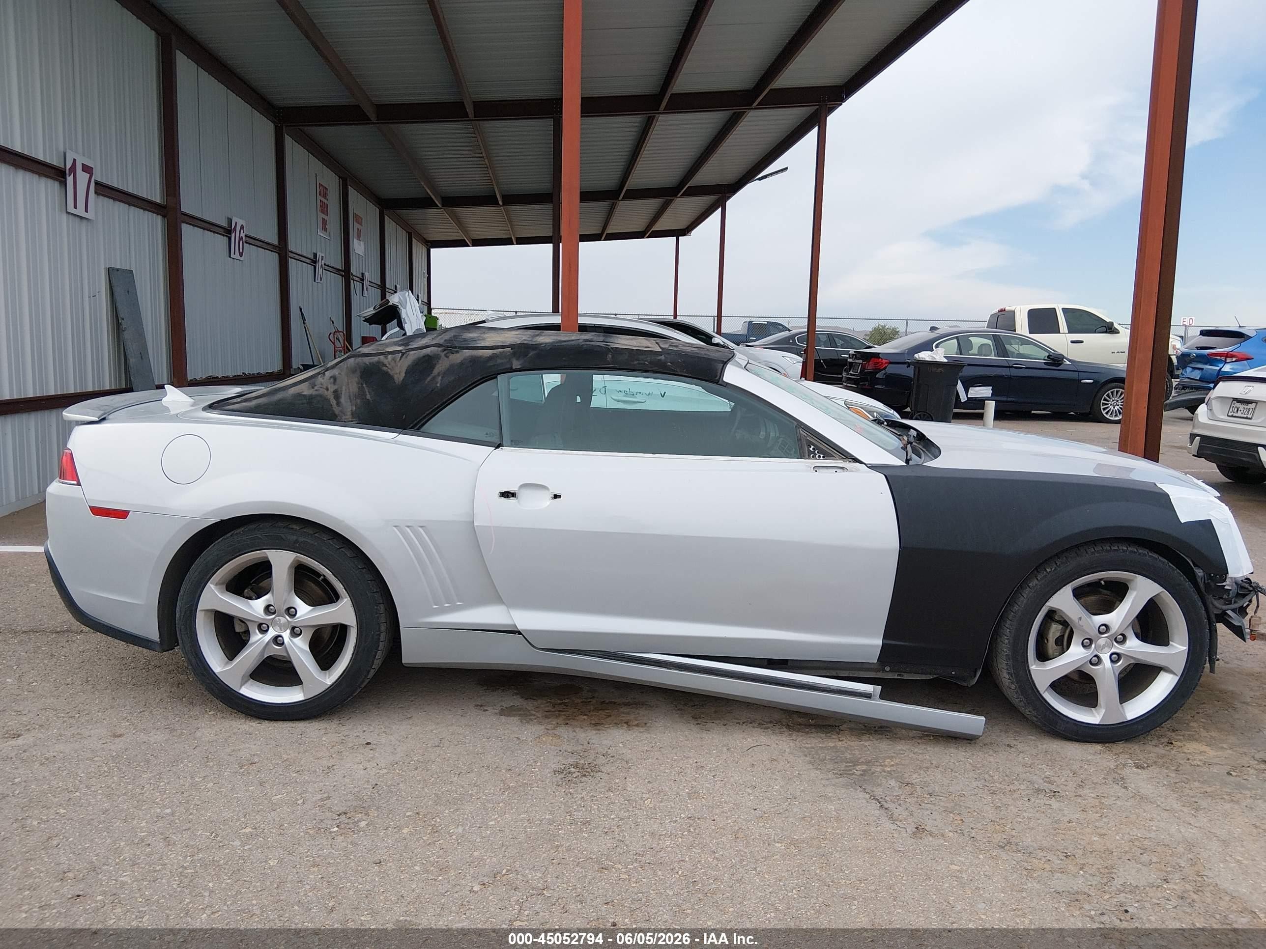 2015 Chevrolet Camaro 1lt Silver vin: 2G1FD3D30F9285178
