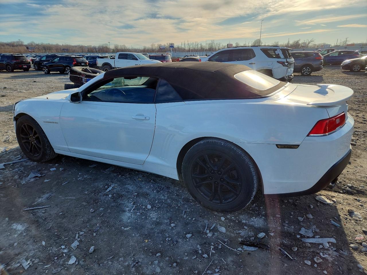 2015 Chevrolet Camaro Lt White vin: 2G1FD3D31F9264467